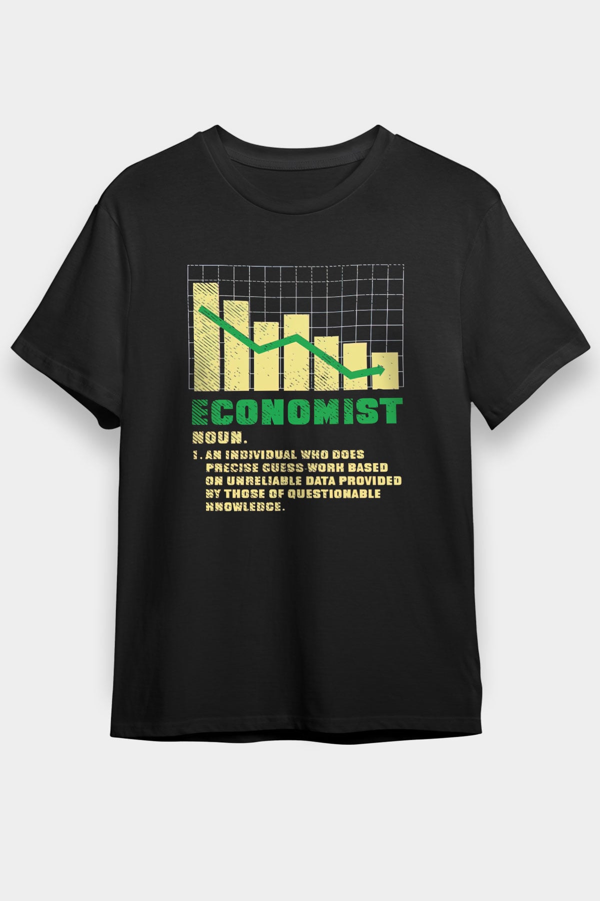 Ekonomist Siyah Unisex Tişört T-Shirt - TişörtFabrikası