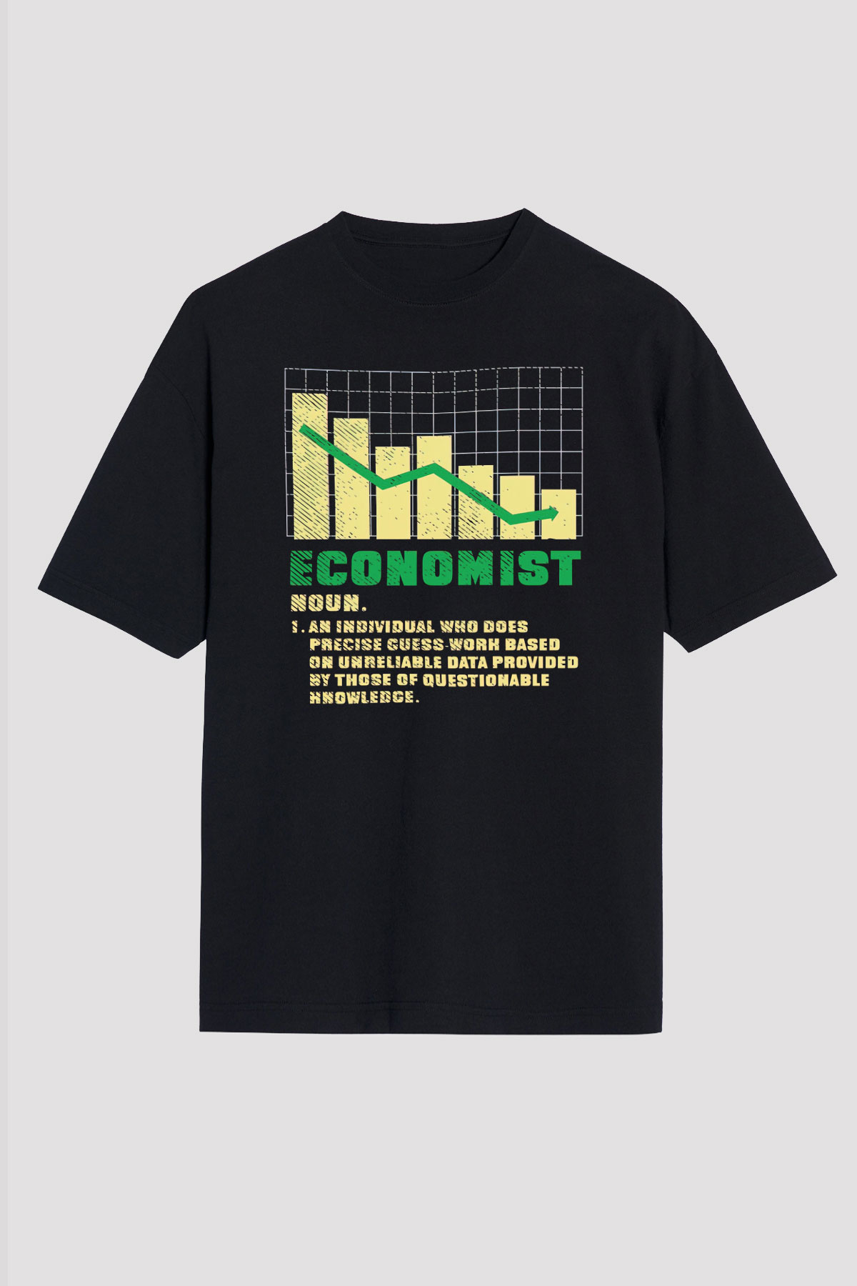 Ekonomist Siyah Unisex Tişört T-Shirt - TişörtFabrikası
