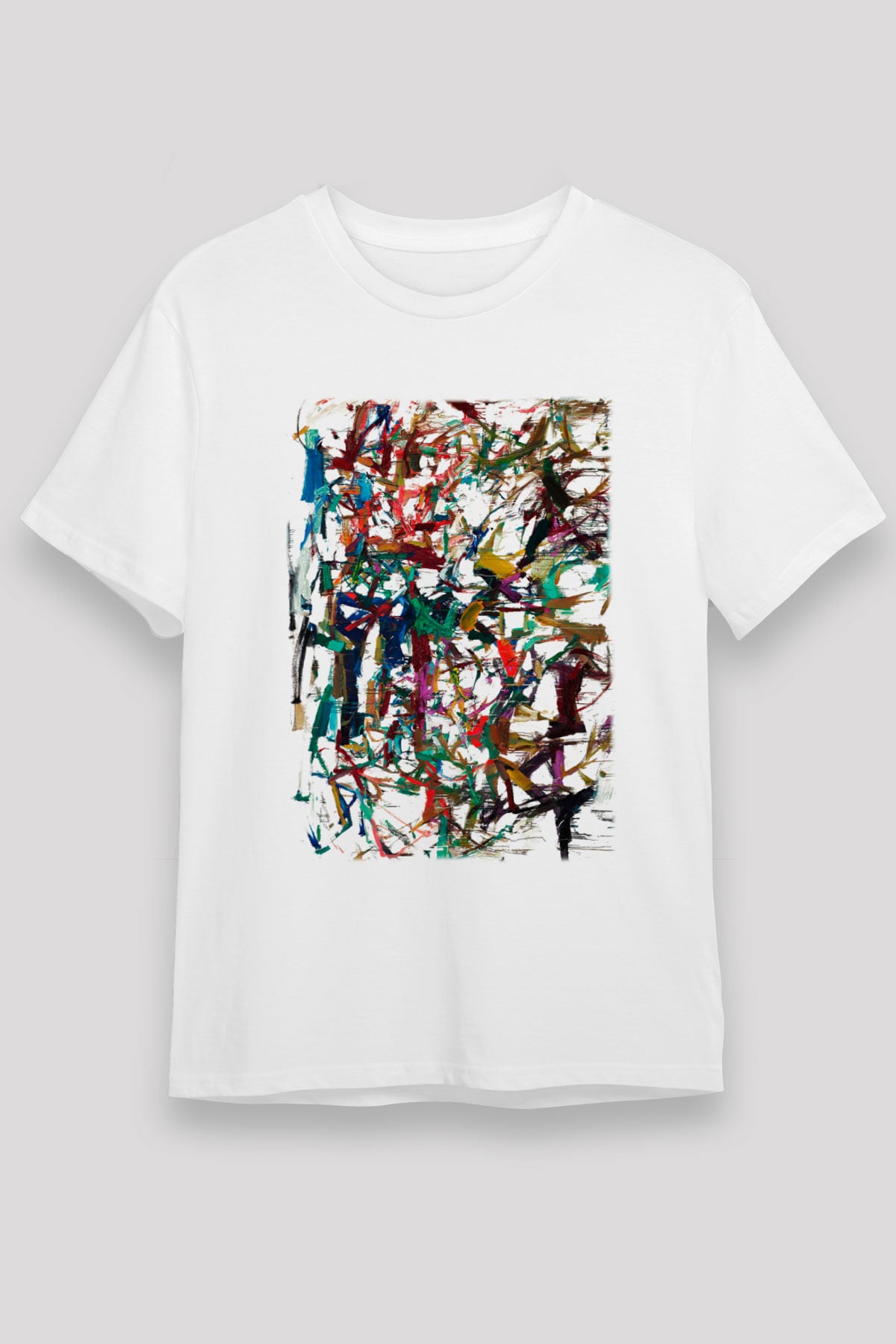 Ekspresyonizm Beyaz Unisex Tişört T-Shirt - TişörtFabrikası