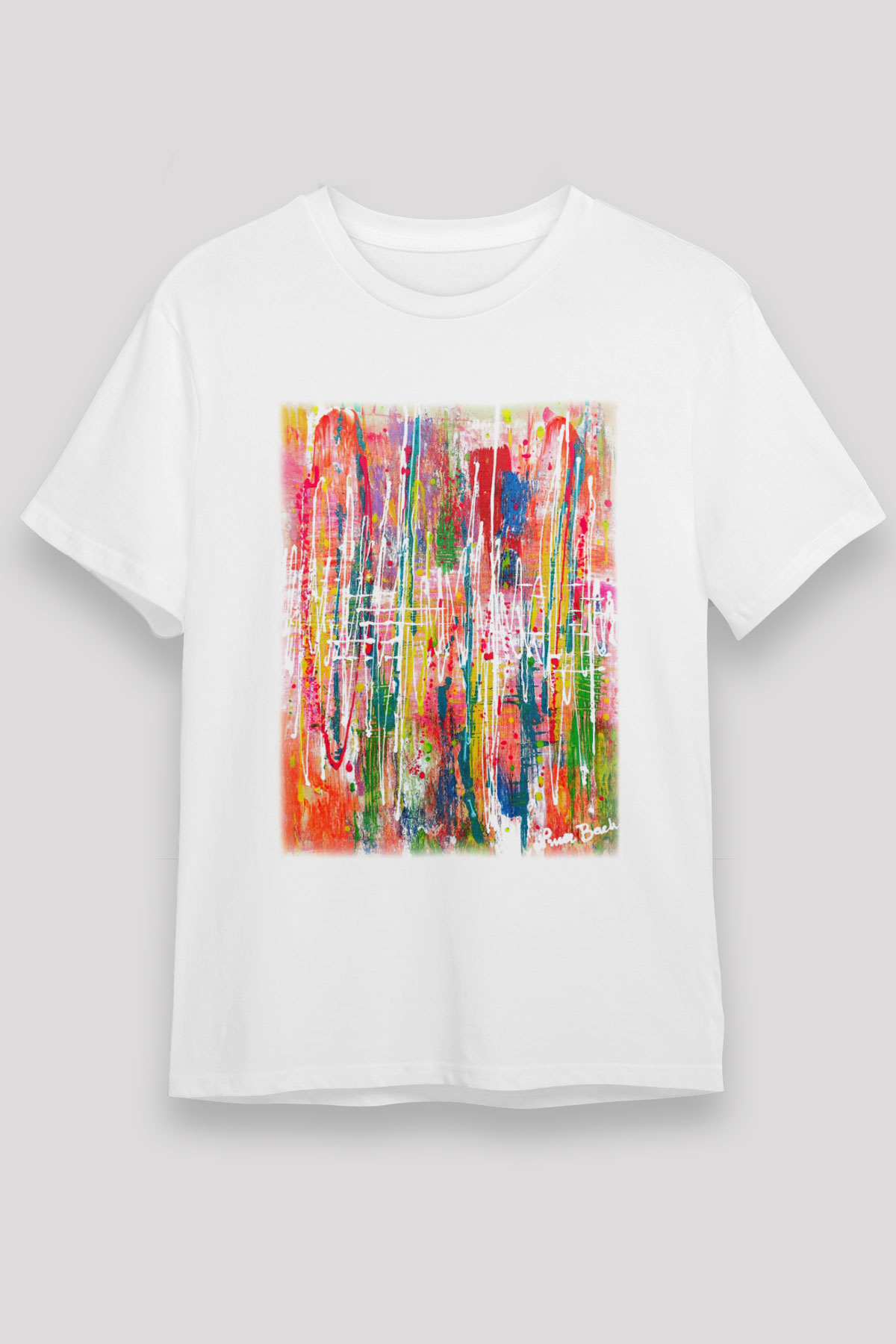Ekspresyonizm Beyaz Unisex Tişört T-Shirt - TişörtFabrikası