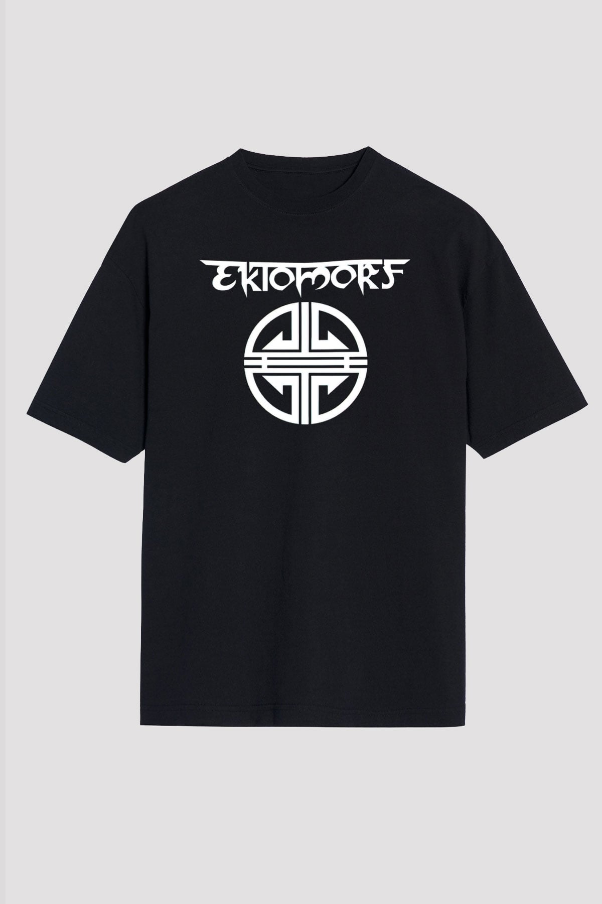 Ektomorf Siyah Unisex Tişört T-Shirt - TişörtFabrikası