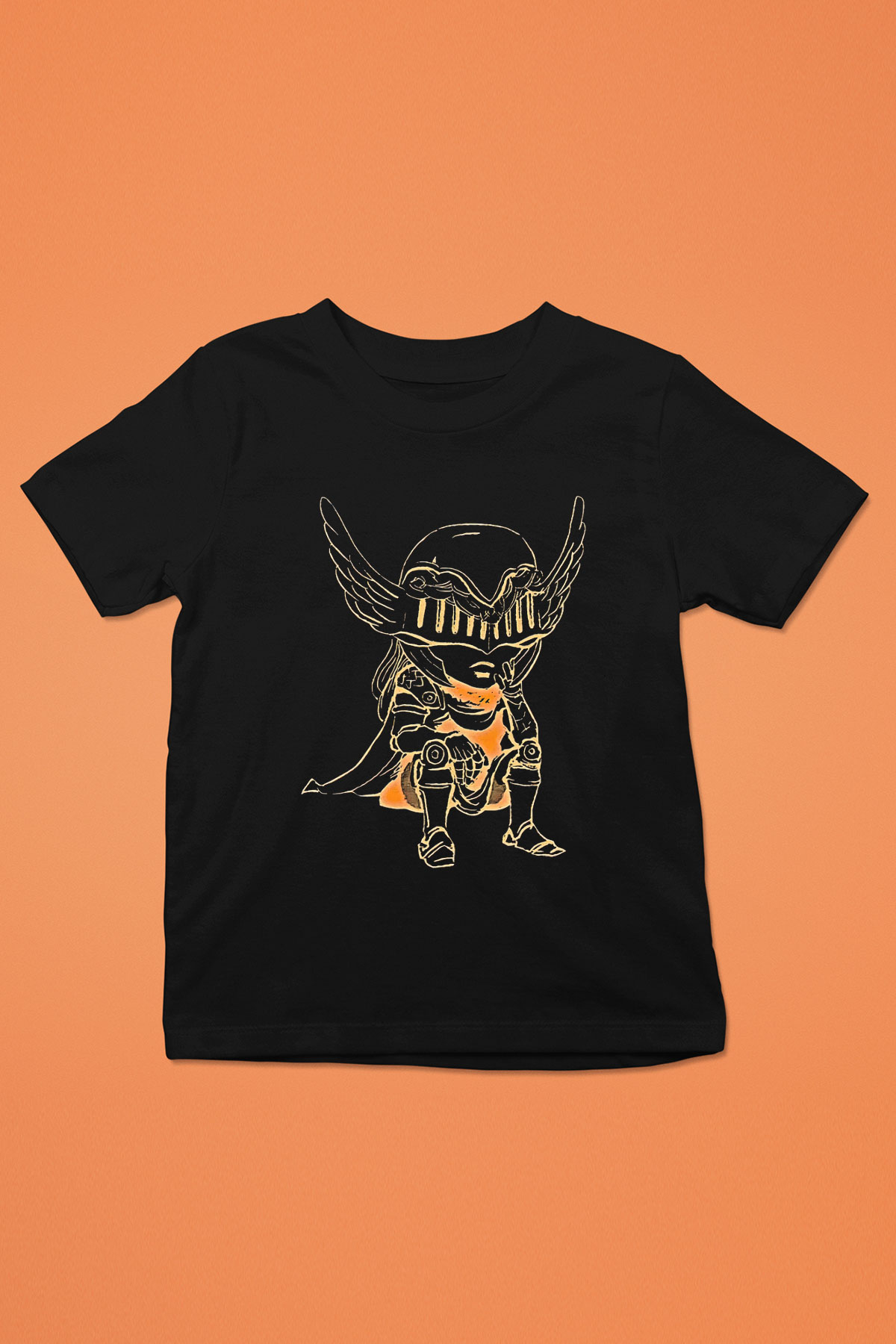 Elden Ring Baskılı Unisex Siyah Çocuk Tişört - Tshirt