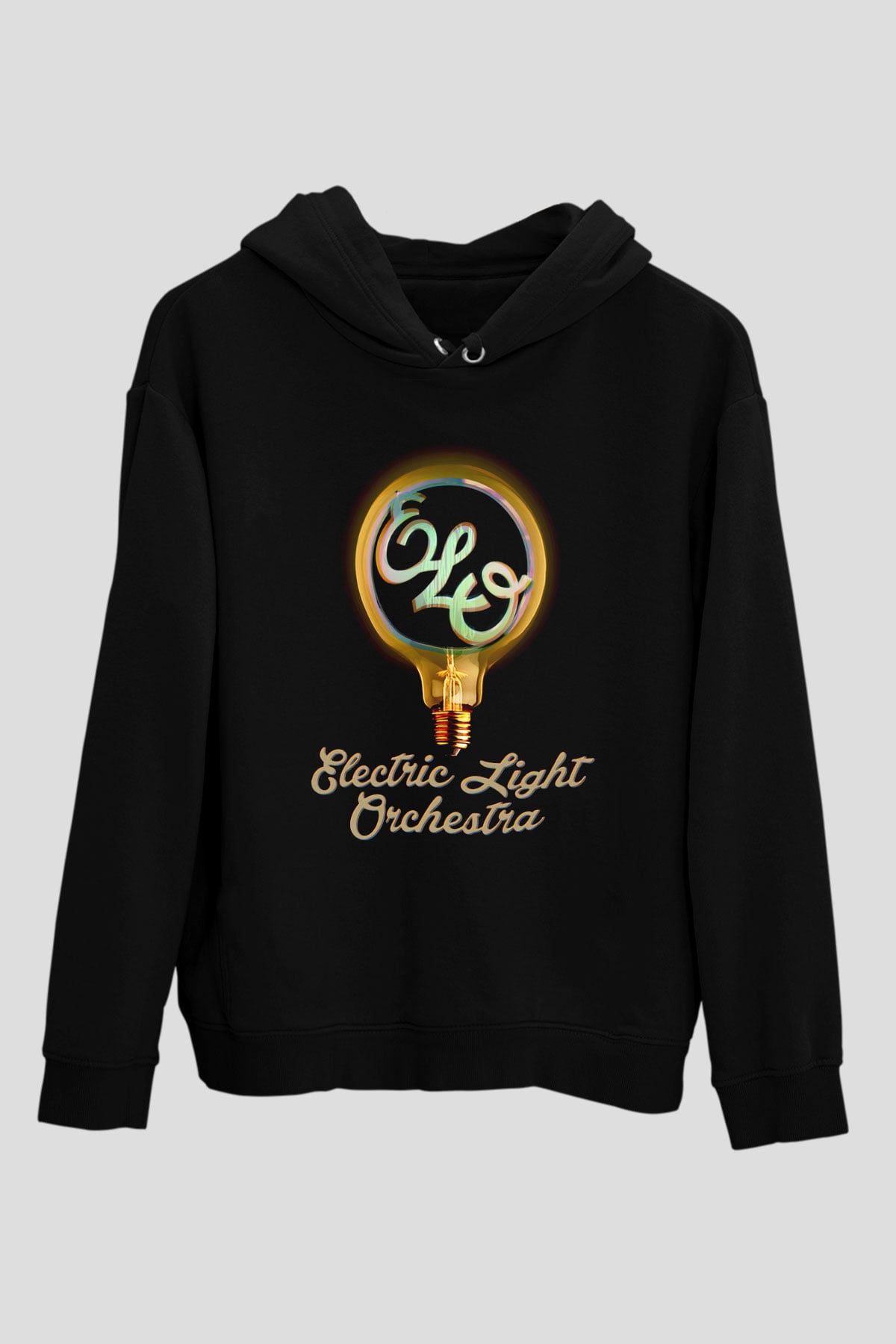 Electric Light Orchestra Siyah Unisex Kapüşonlu Sweatshirt