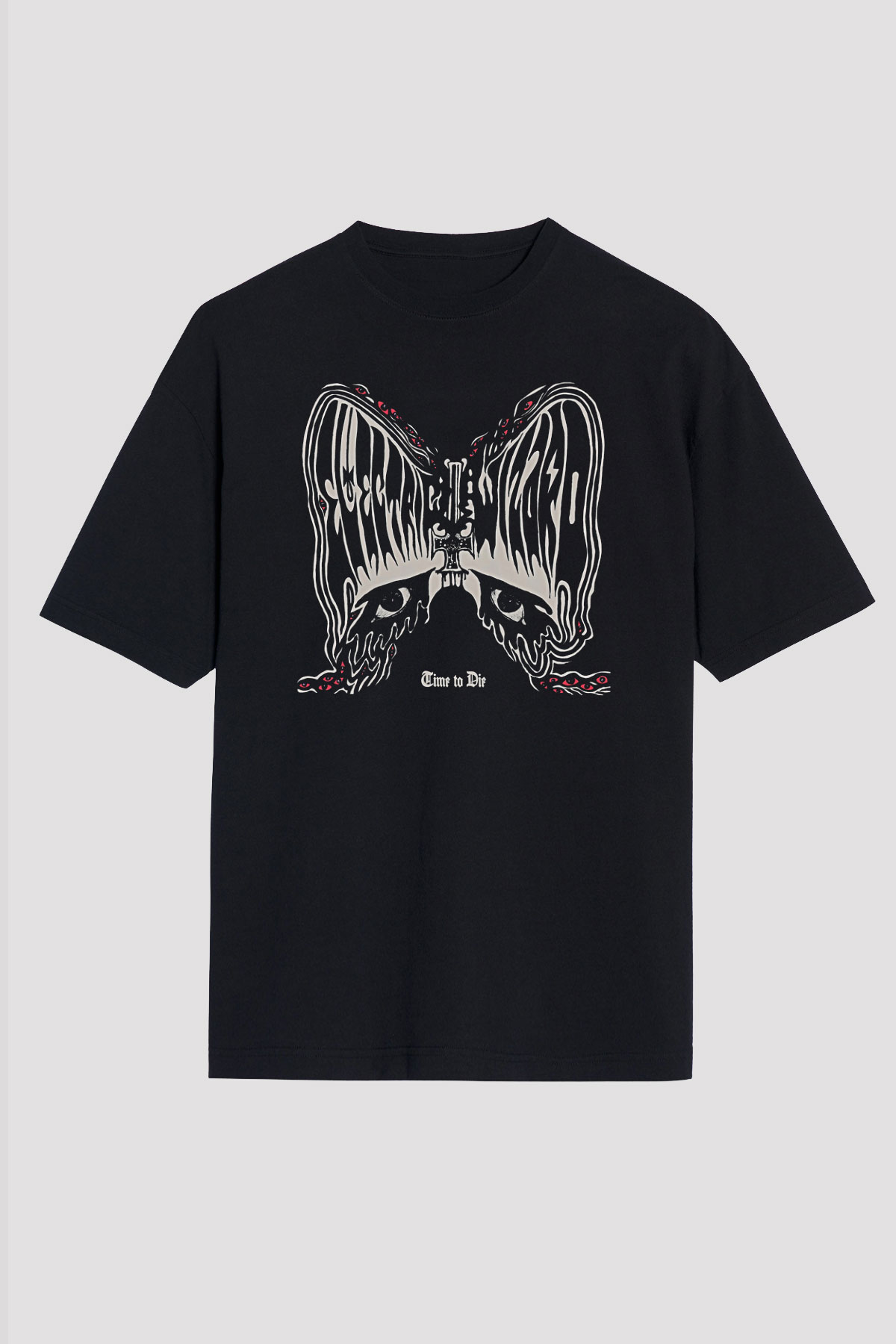 Electric Wizard Baskılı Unisex Siyah Oversize Tişört - Tshirt