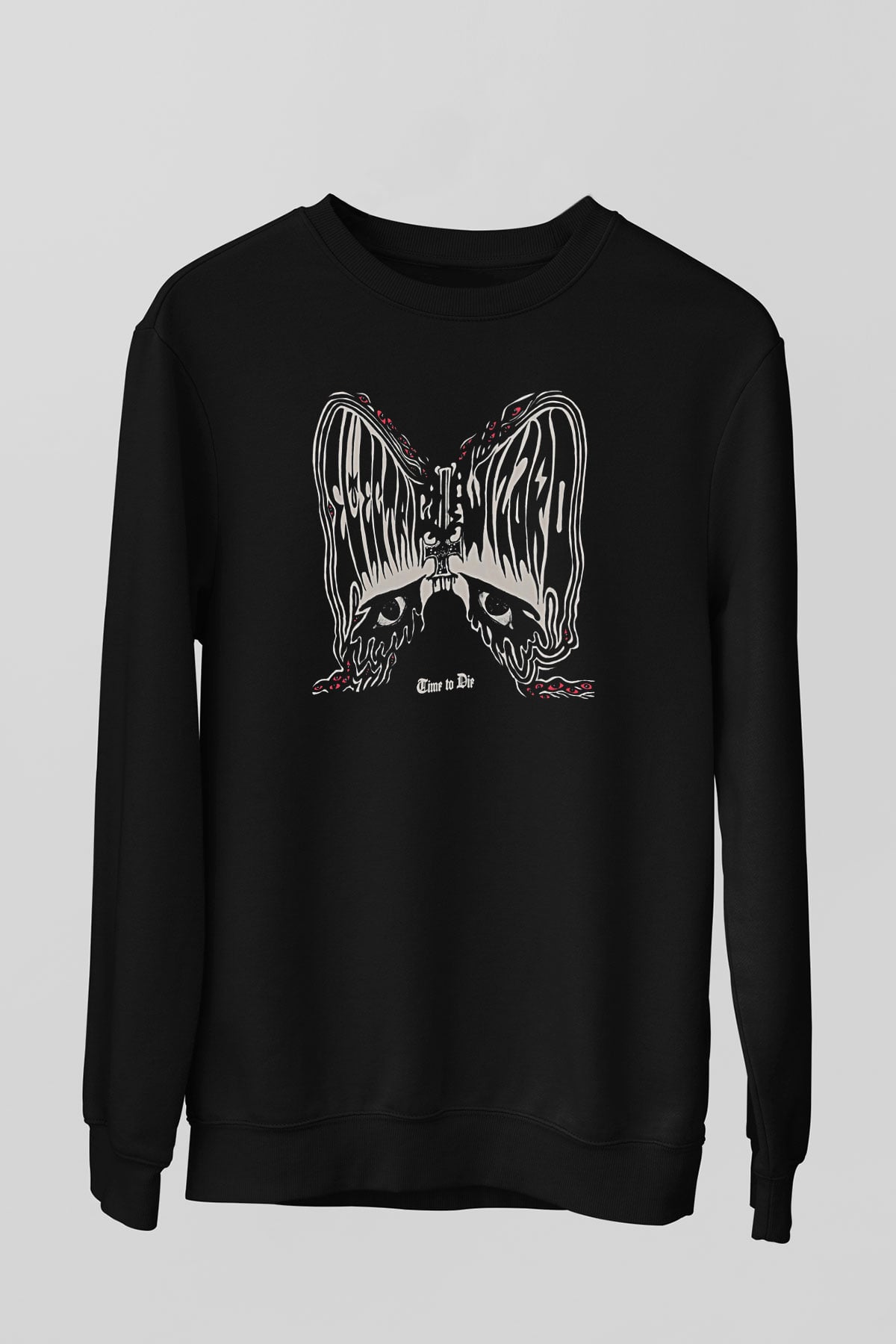 Electric Wizard Baskılı Unisex Siyah Sweatshirt