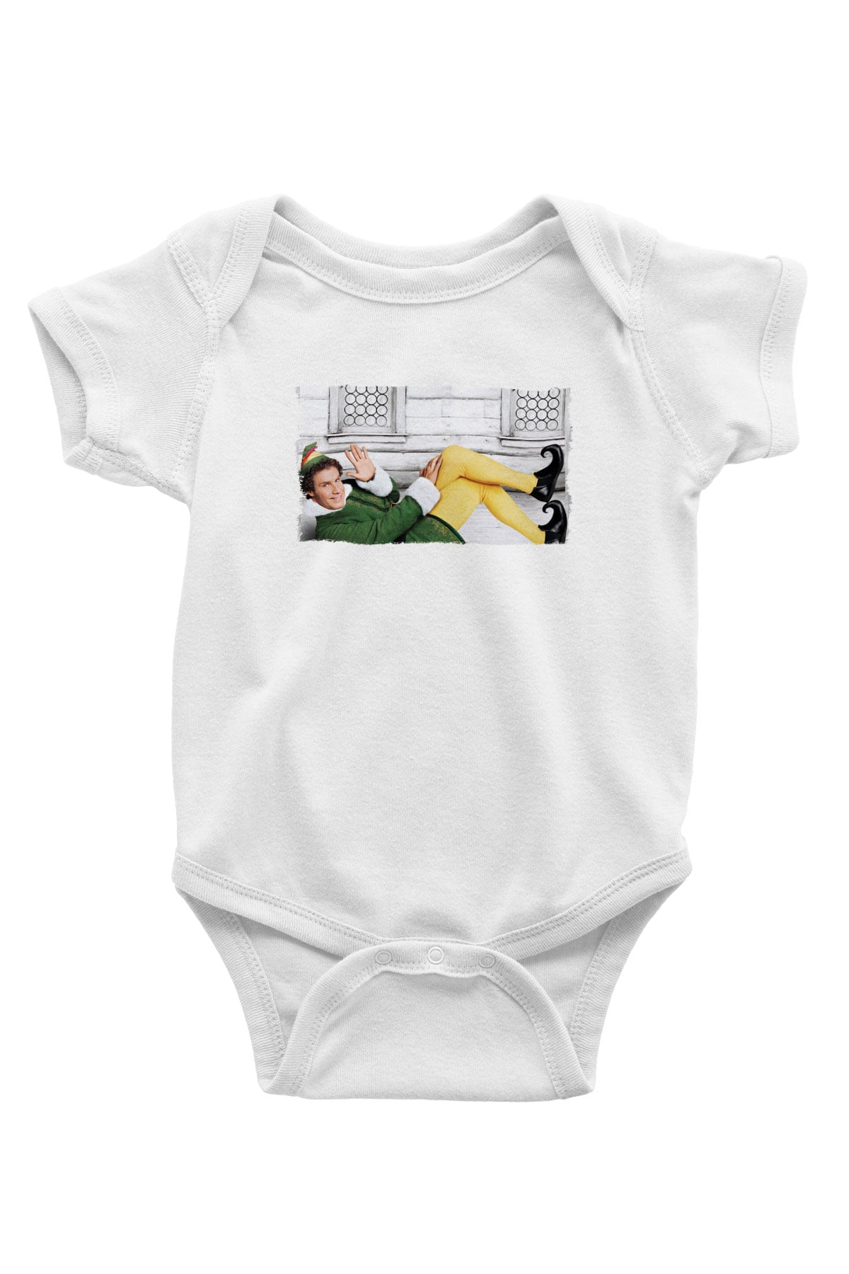 Elf Beyaz Bebek Body - Zıbın
