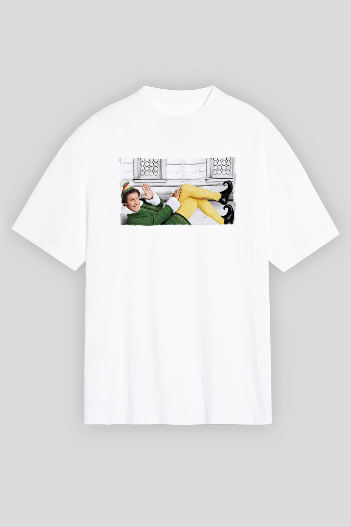 Elf Beyaz Unisex Tişört T-Shirt