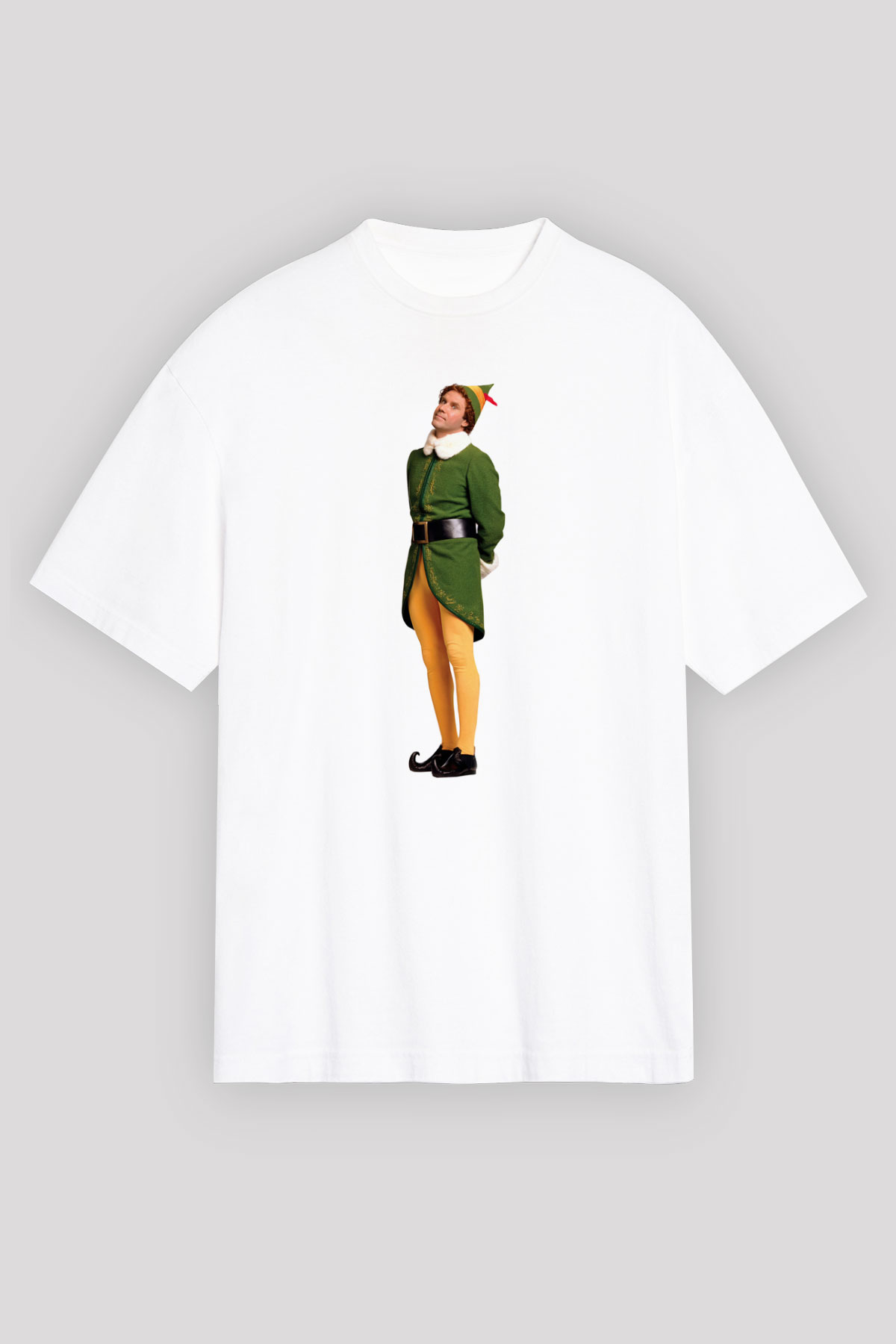 Elf Beyaz Unisex Tişört T-Shirt