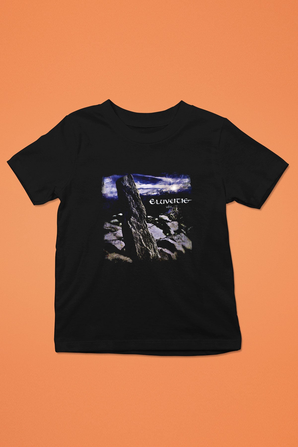 Eluveitie Baskılı Unisex Siyah Çocuk Tişört