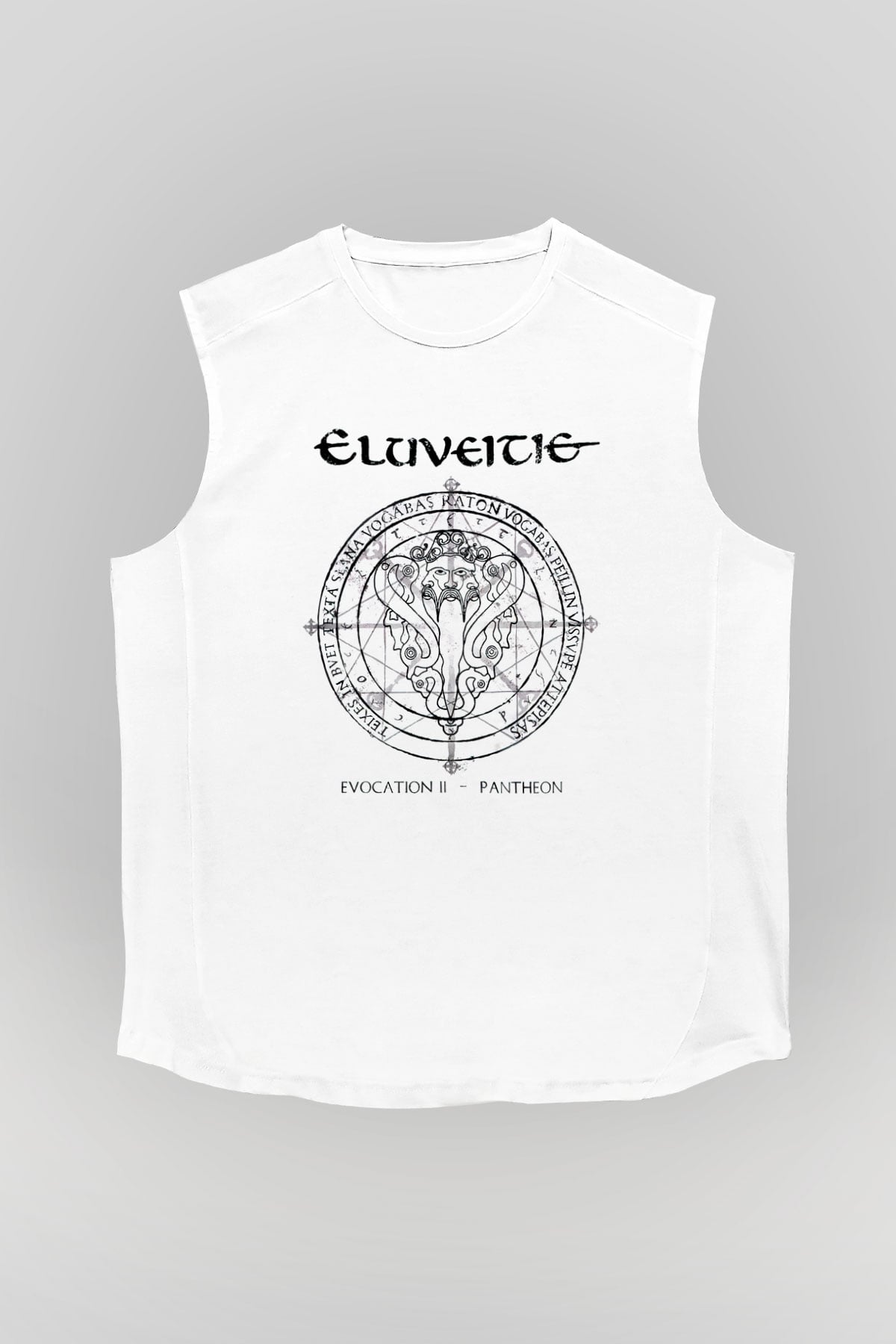Eluveitie Beyaz Unisex Kolsuz Tişört
