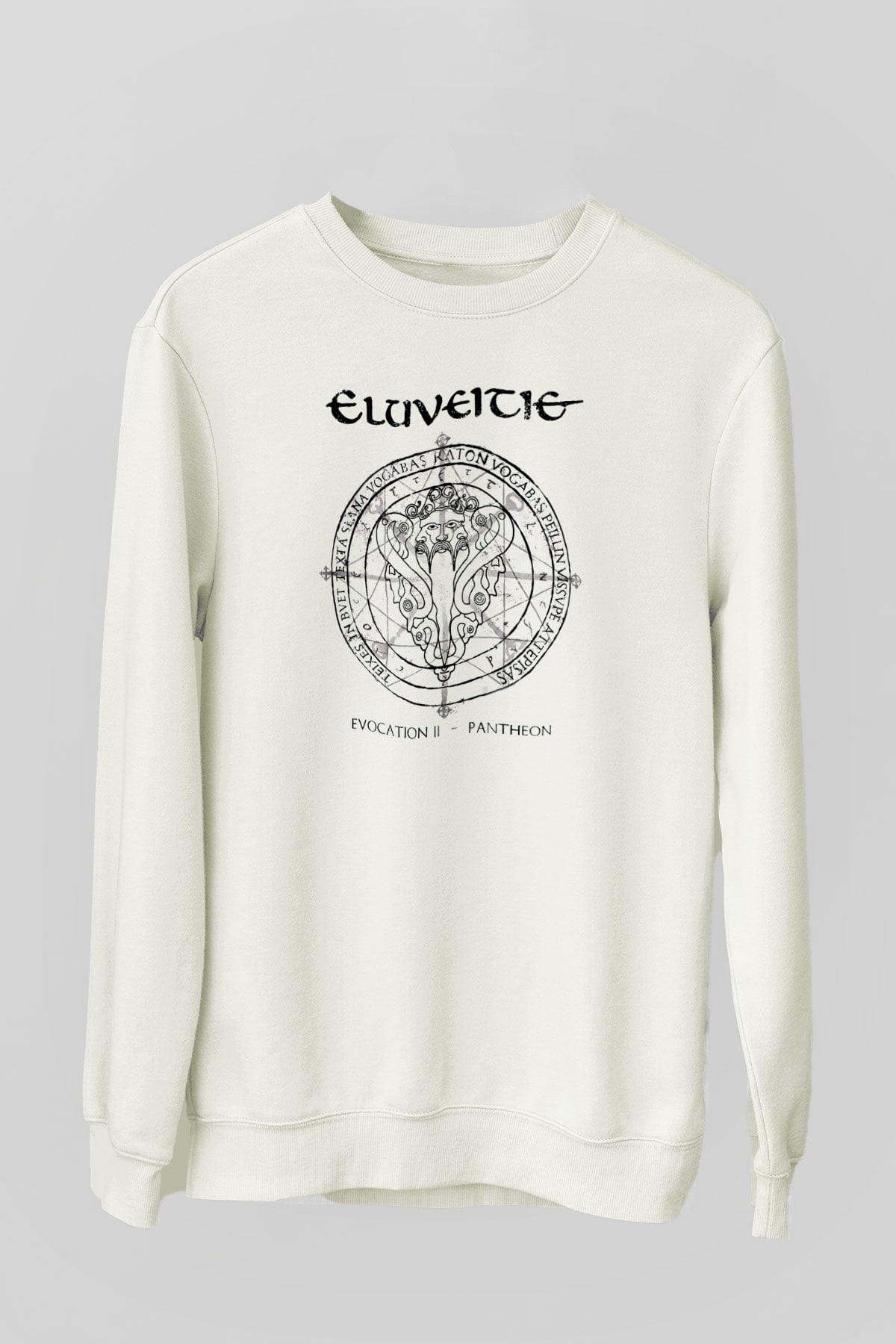 Eluveitie Beyaz Unisex Sweatshirt