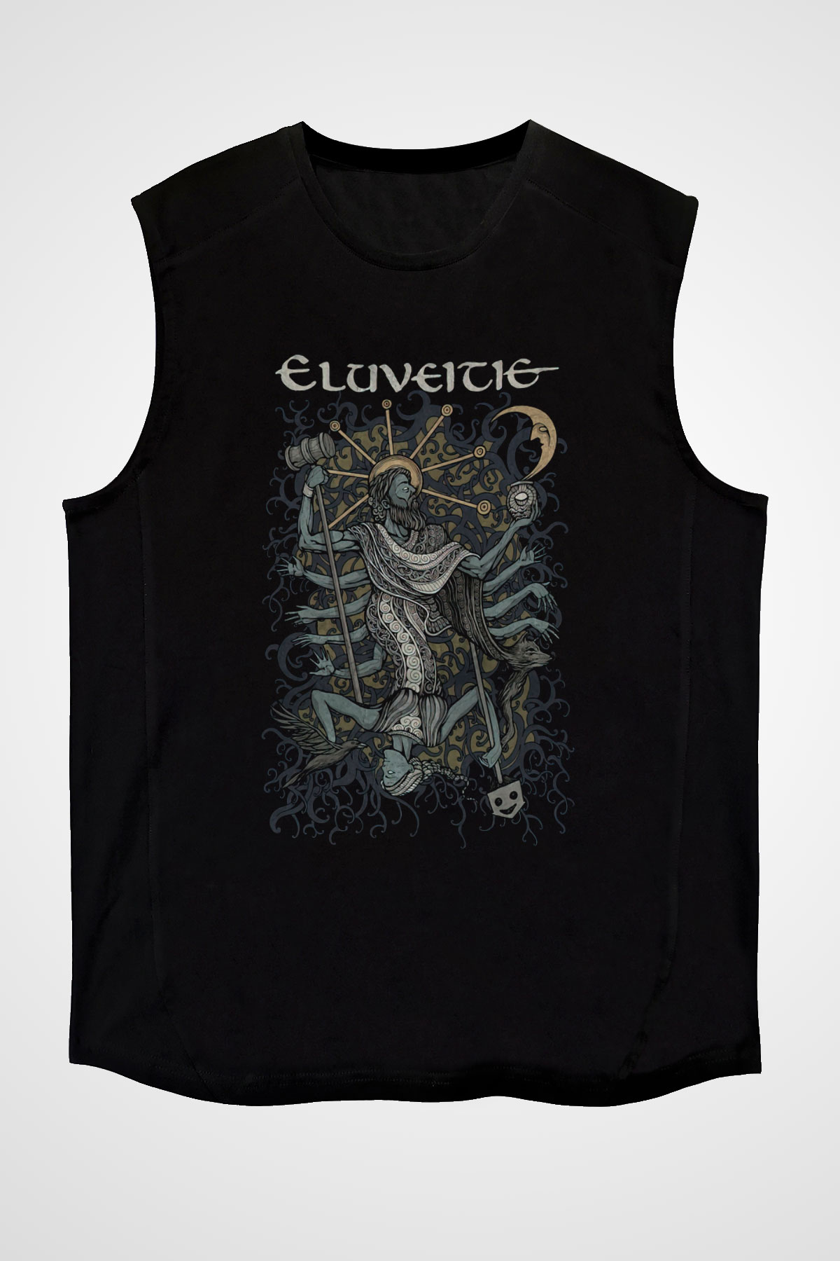 Eluveitie Siyah Unisex Kolsuz Tişört