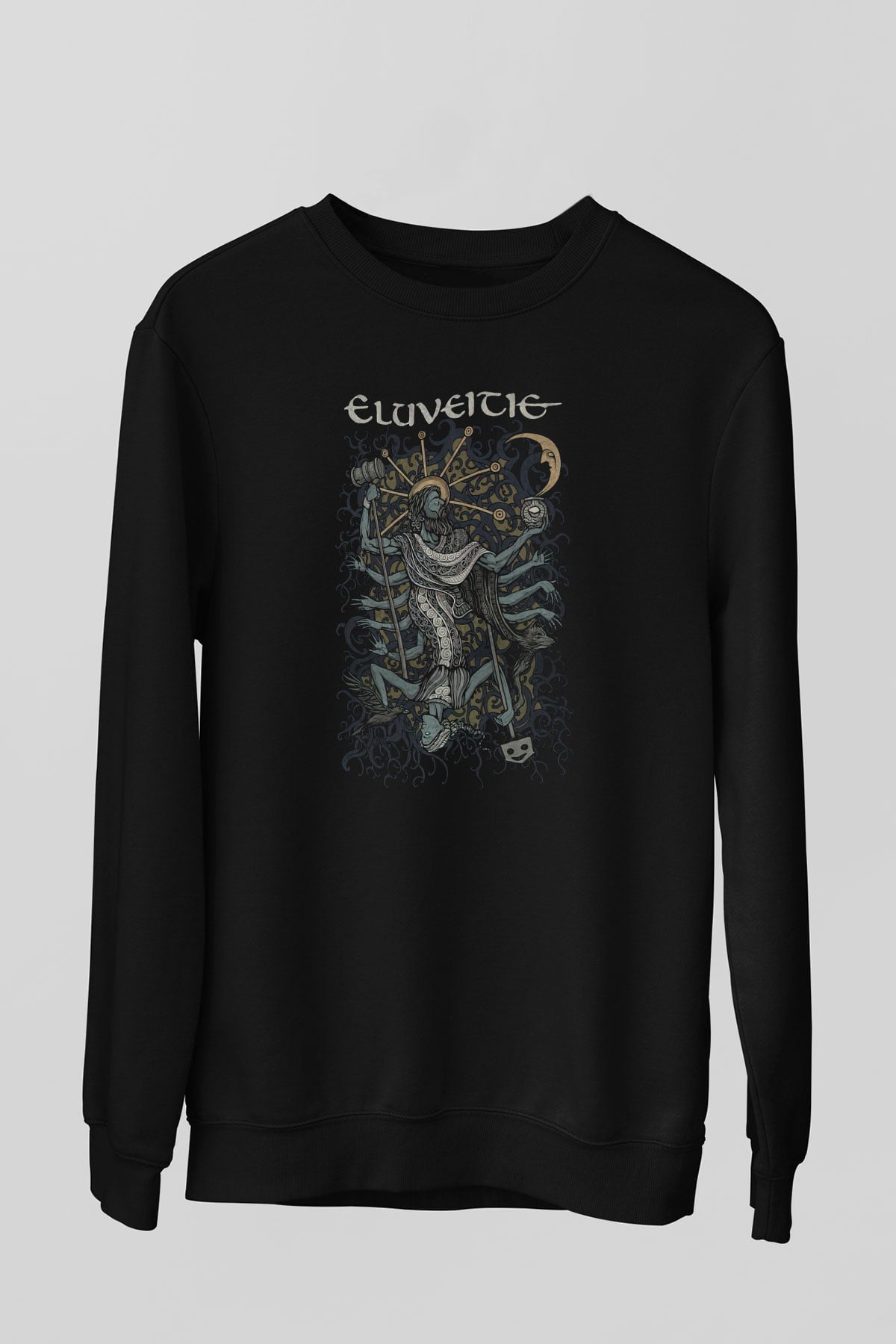 Eluveitie Siyah Unisex Sweatshirt