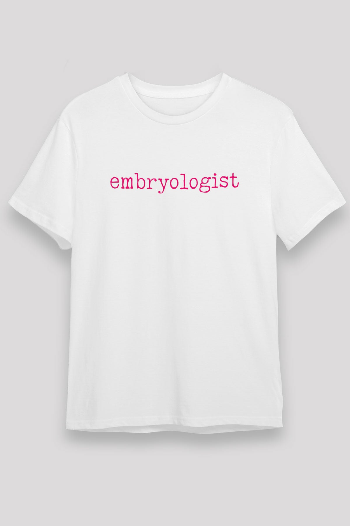 Embriyolog Beyaz Unisex Tişört T-Shirt - TişörtFabrikası