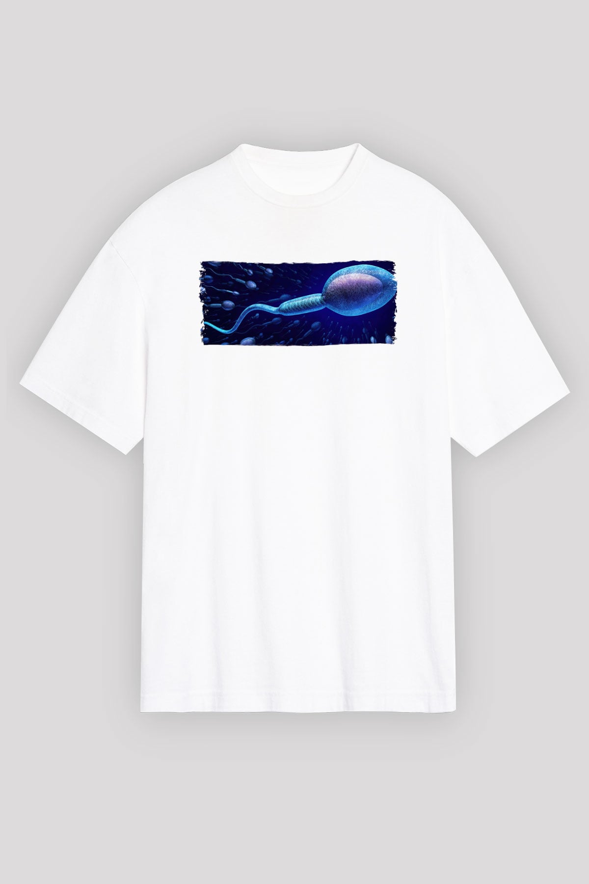 Embriyolog Beyaz Unisex Tişört T-Shirt - TişörtFabrikası