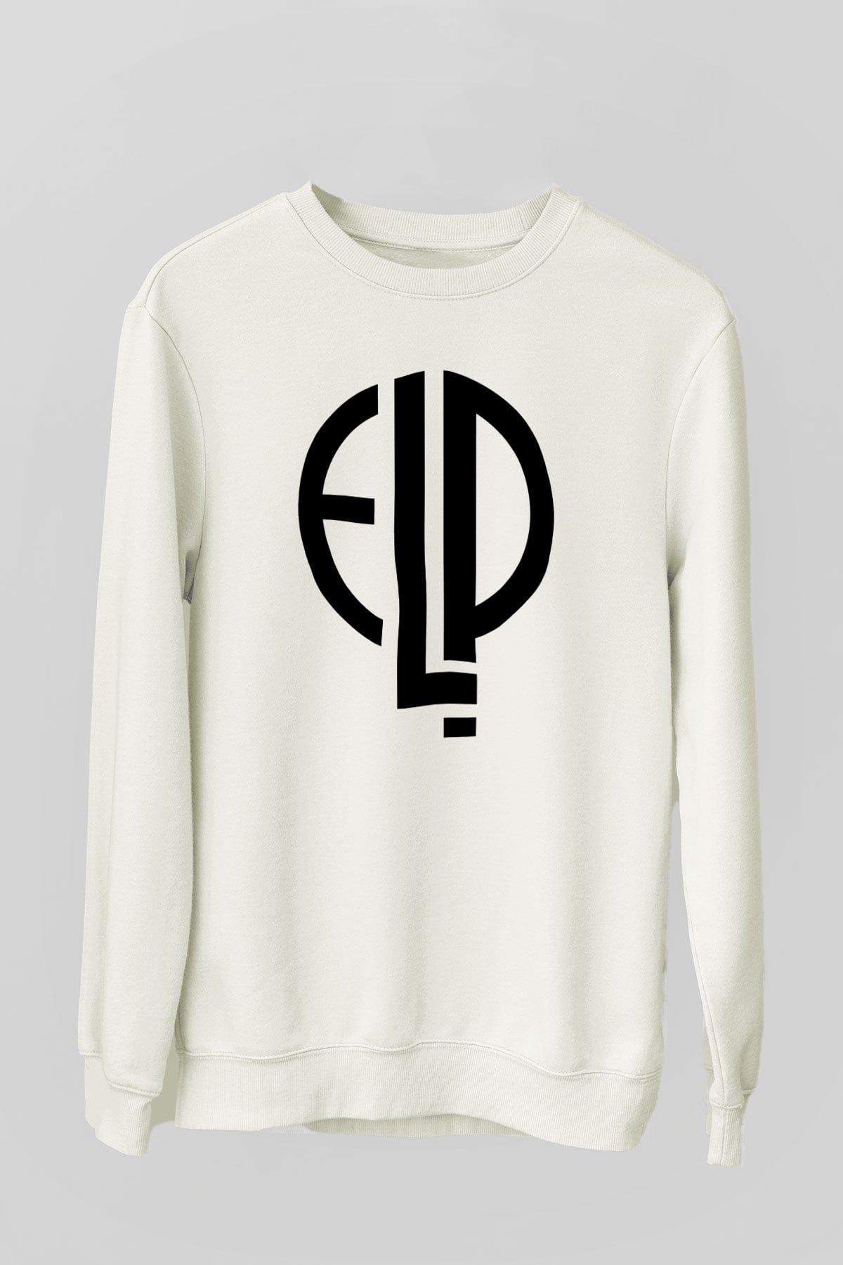 Emerson, Lake and Palmer Beyaz Unisex Sweatshirt