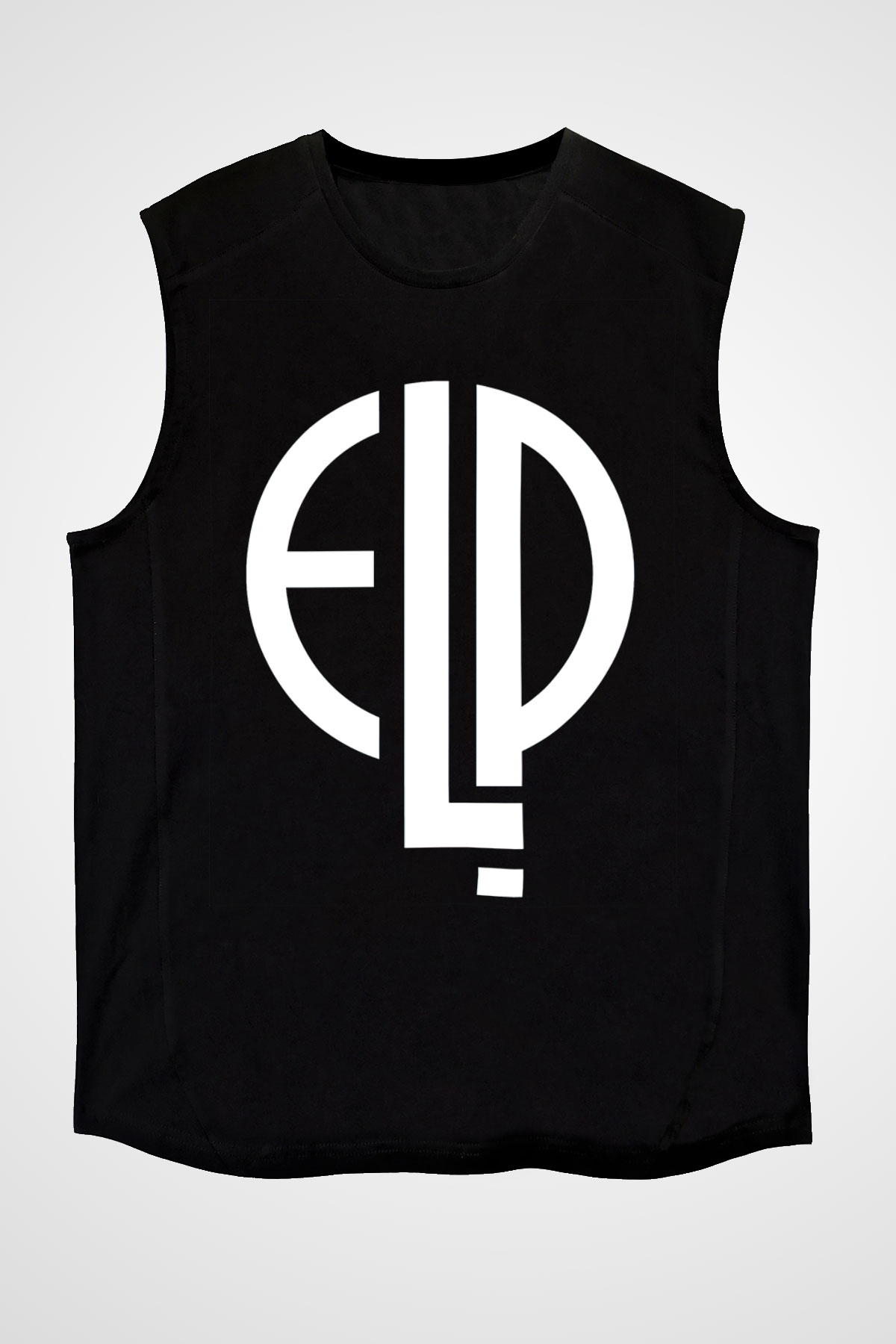 Emerson, Lake and Palmer Siyah Unisex Kolsuz Tişört