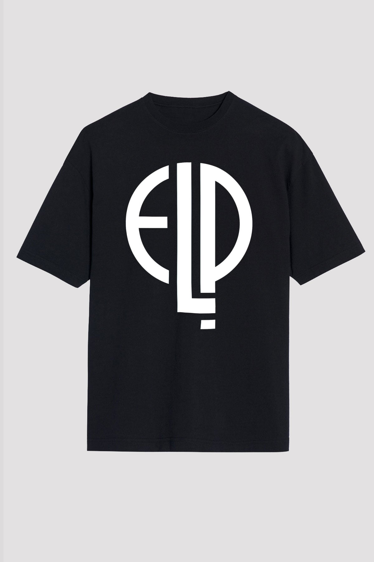 Emerson, Lake and Palmer Siyah Unisex Oversize Tişört T-Shirt