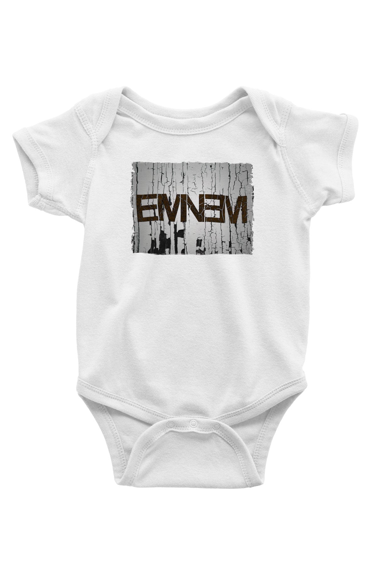 Eminem Beyaz Bebek Body - Zıbın