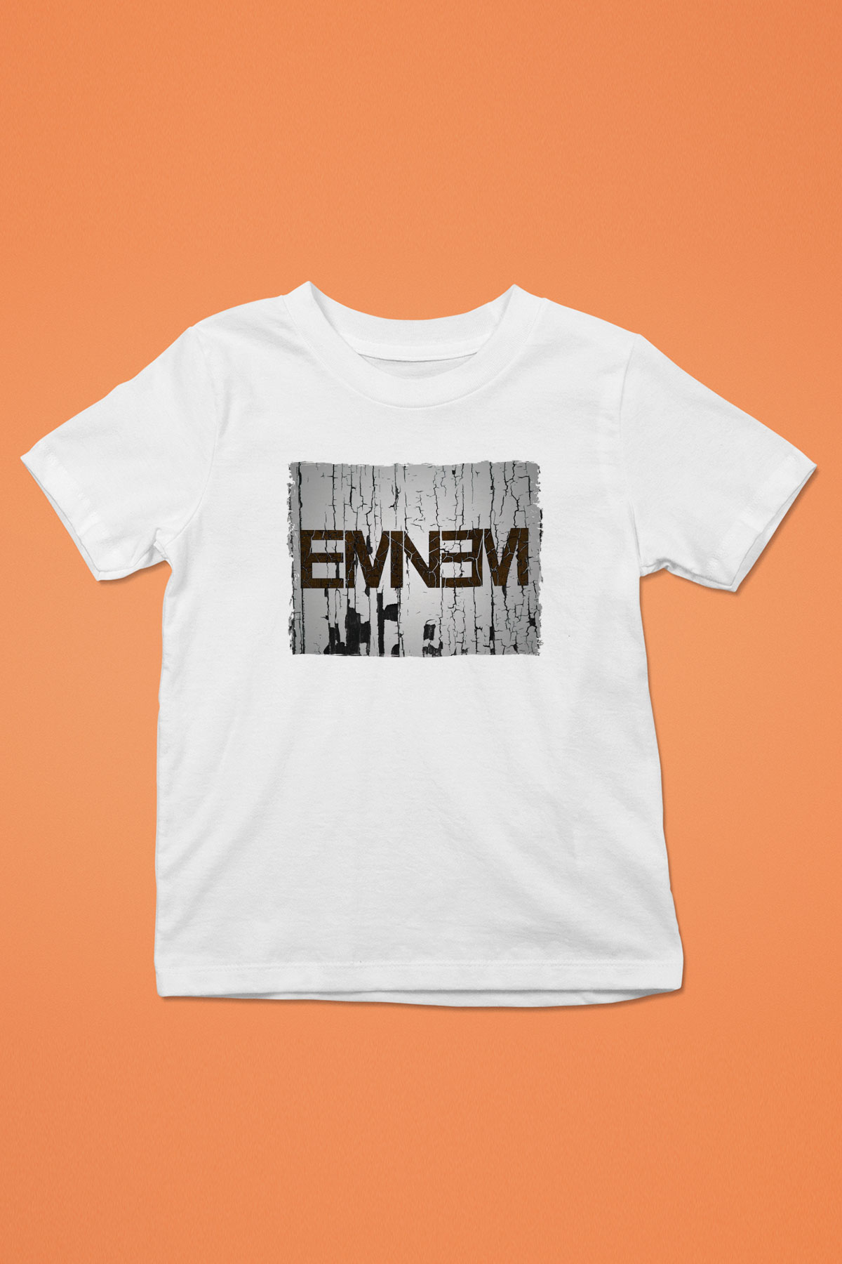 Eminem Beyaz Unisex Çocuk Tişört