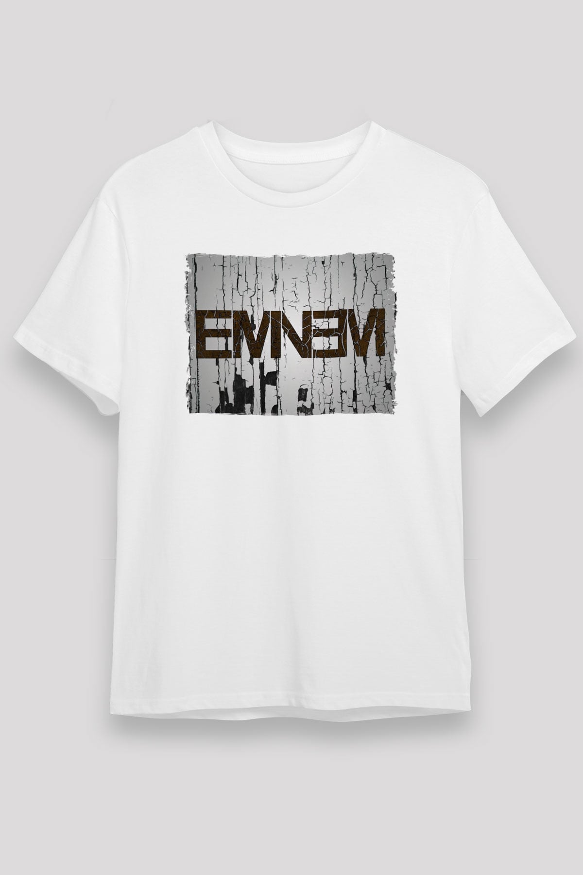 Eminem Beyaz Unisex Tişört T-Shirt - TişörtFabrikası