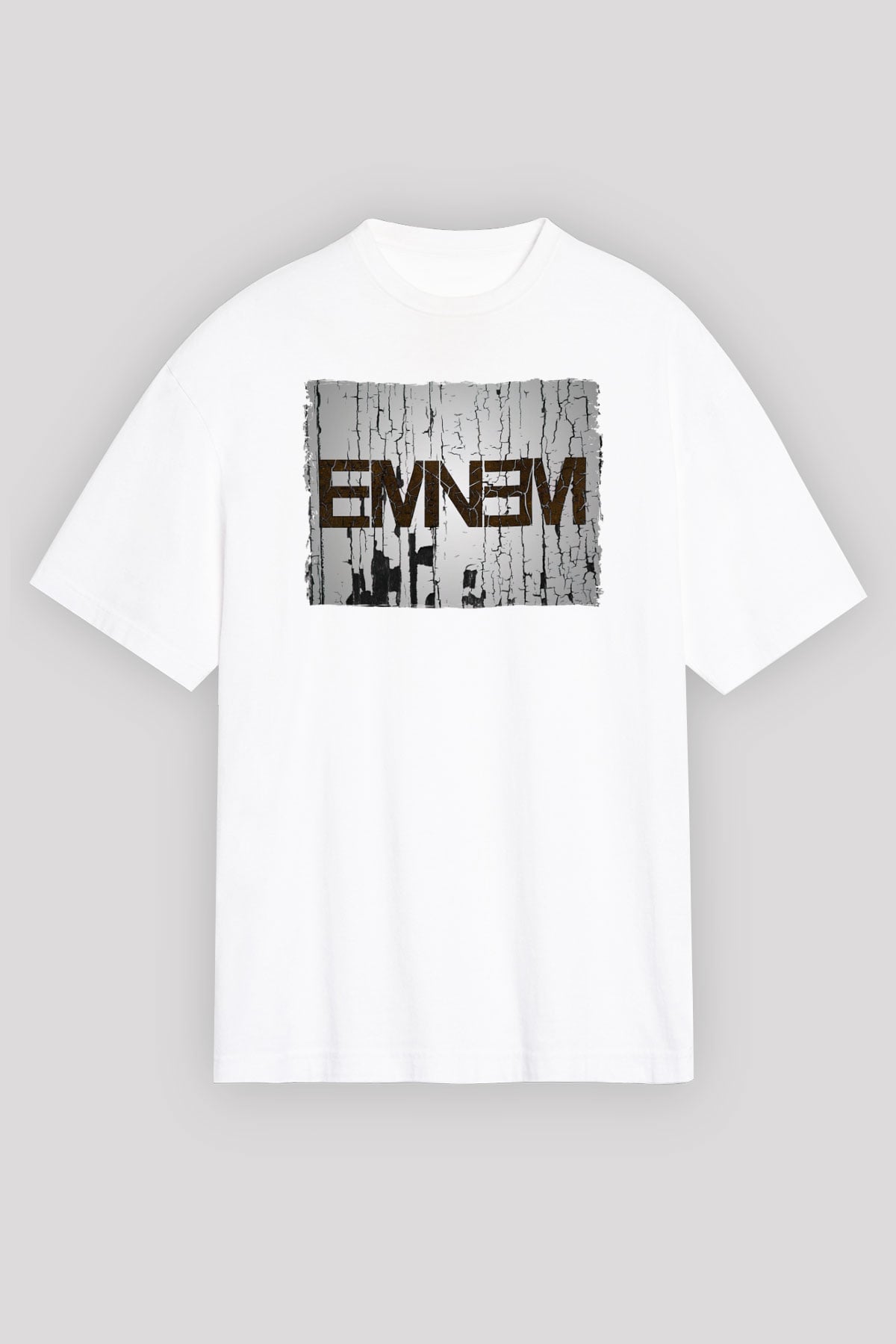 Eminem Beyaz Unisex Tişört T-Shirt - TişörtFabrikası