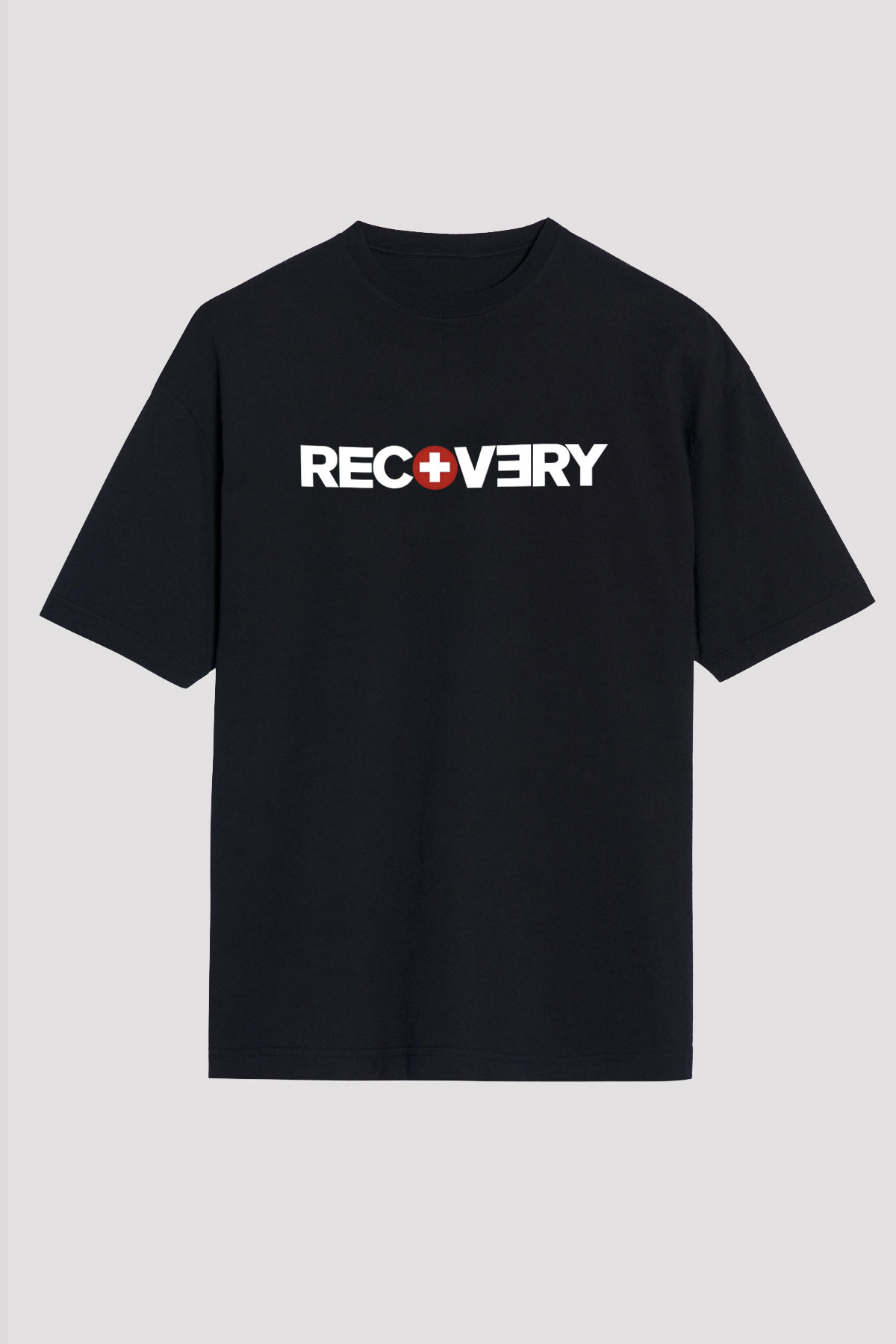 Eminem Siyah Unisex Oversize Tişört T-Shirt