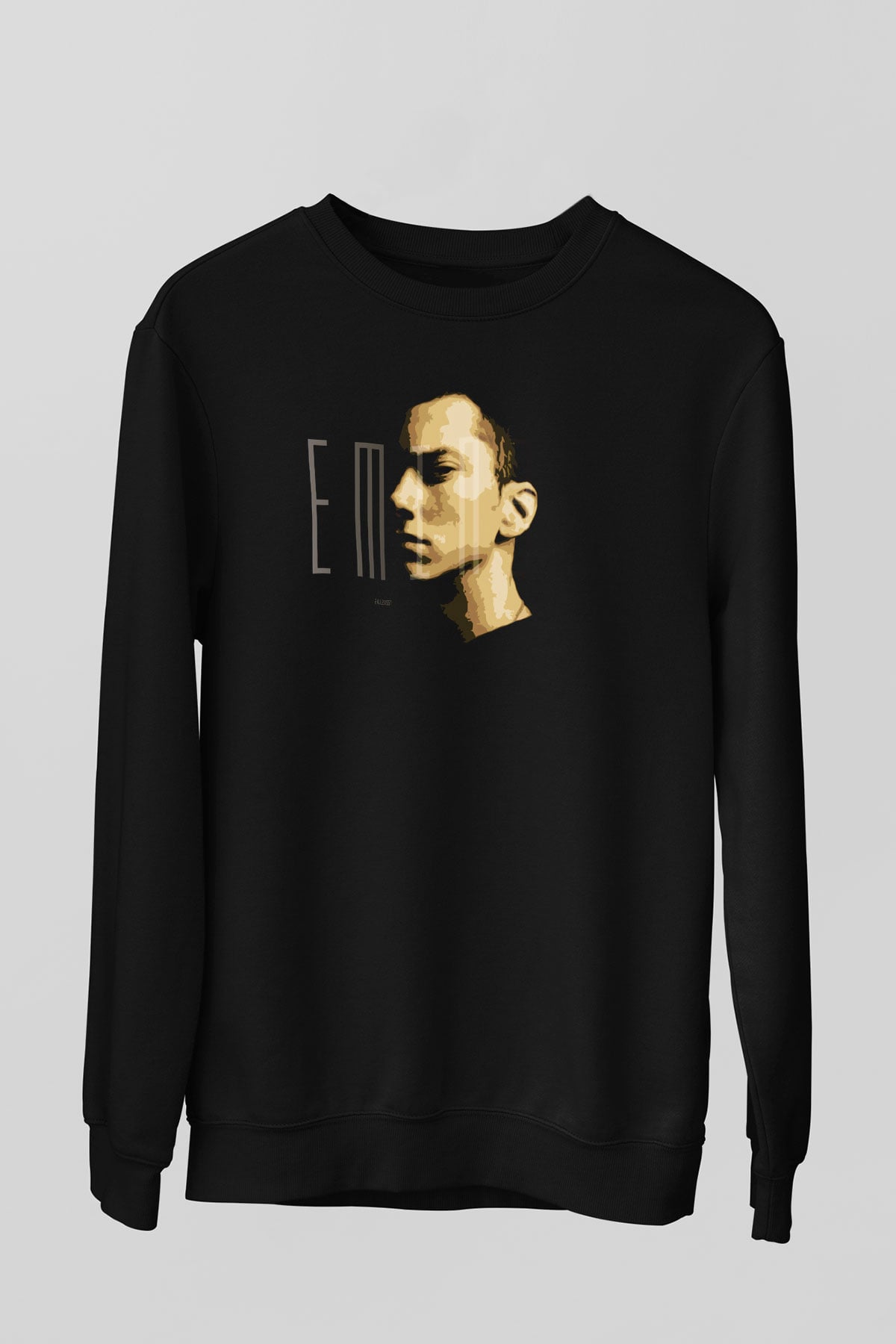 Eminem Siyah Unisex Sweatshirt