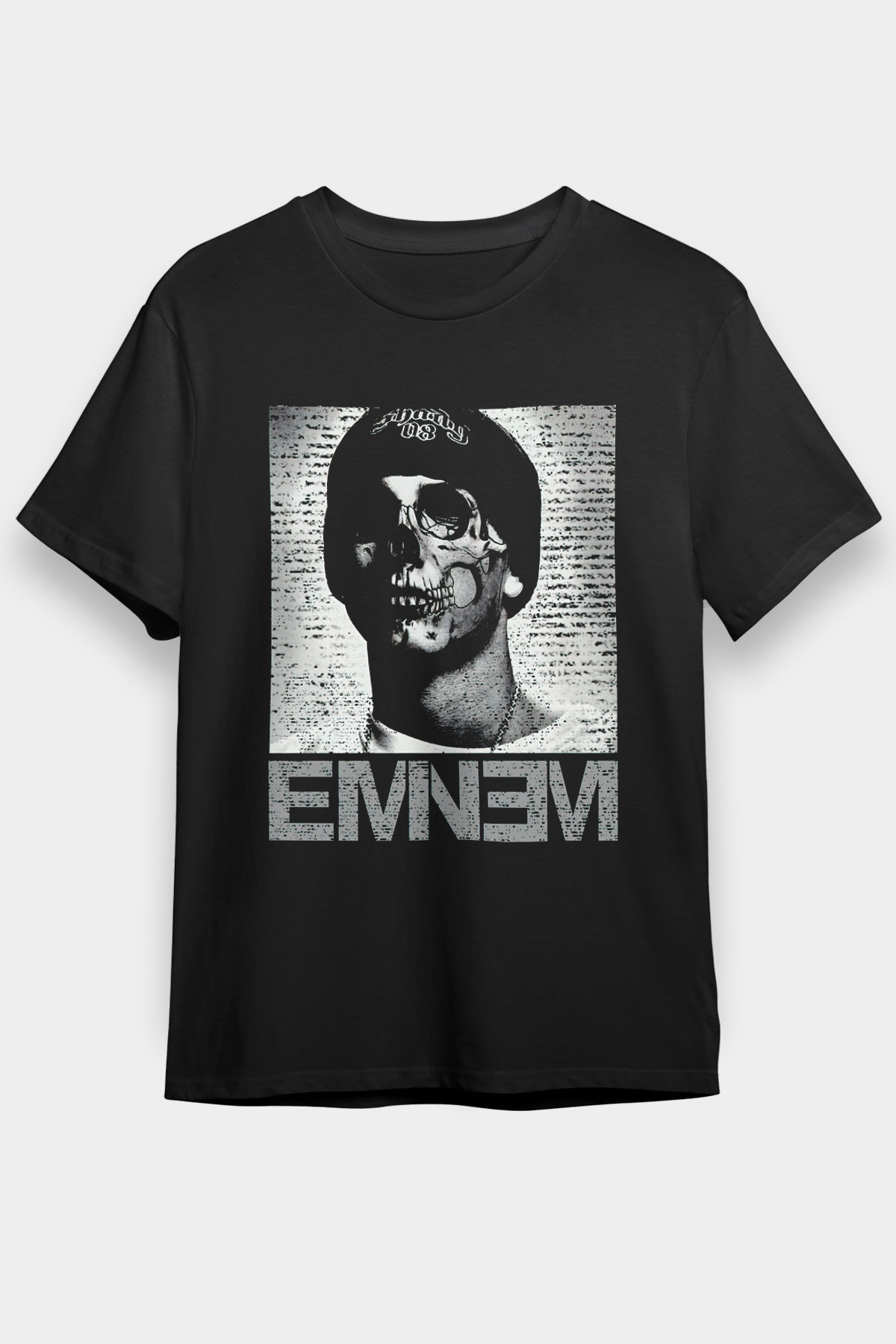 Eminem Siyah Unisex Tişört T-Shirt - TişörtFabrikası