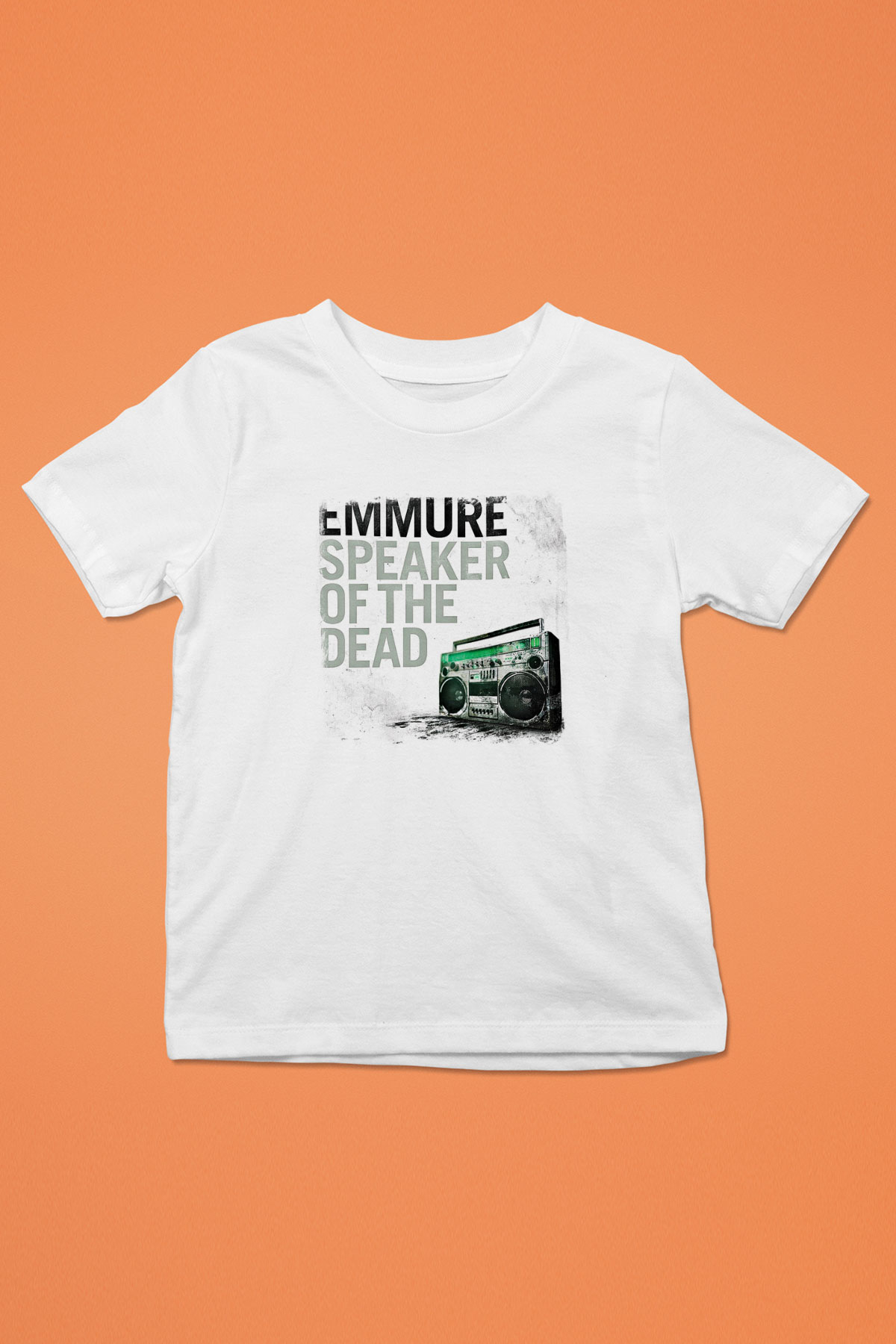 Emmure Baskılı Unisex Beyaz Çocuk Tişört