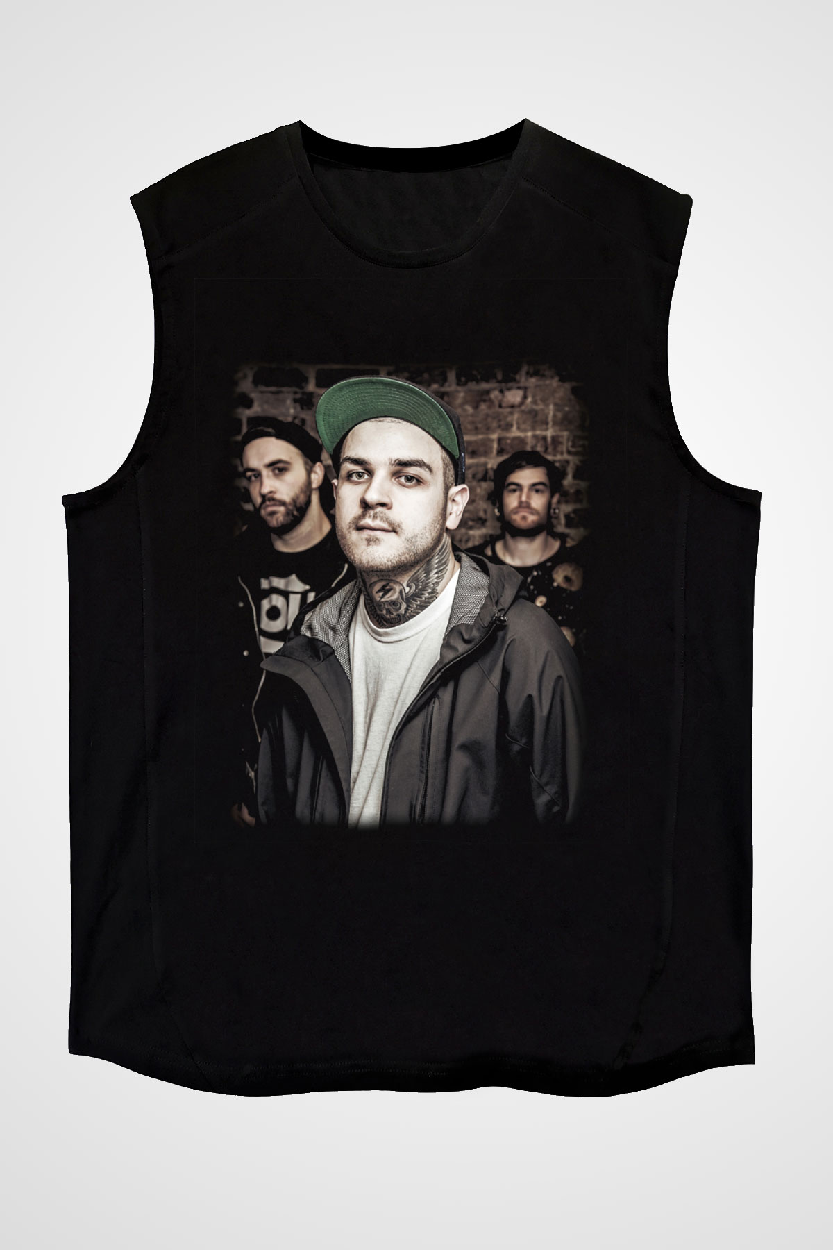 Emmure Siyah Unisex Kolsuz Tişört