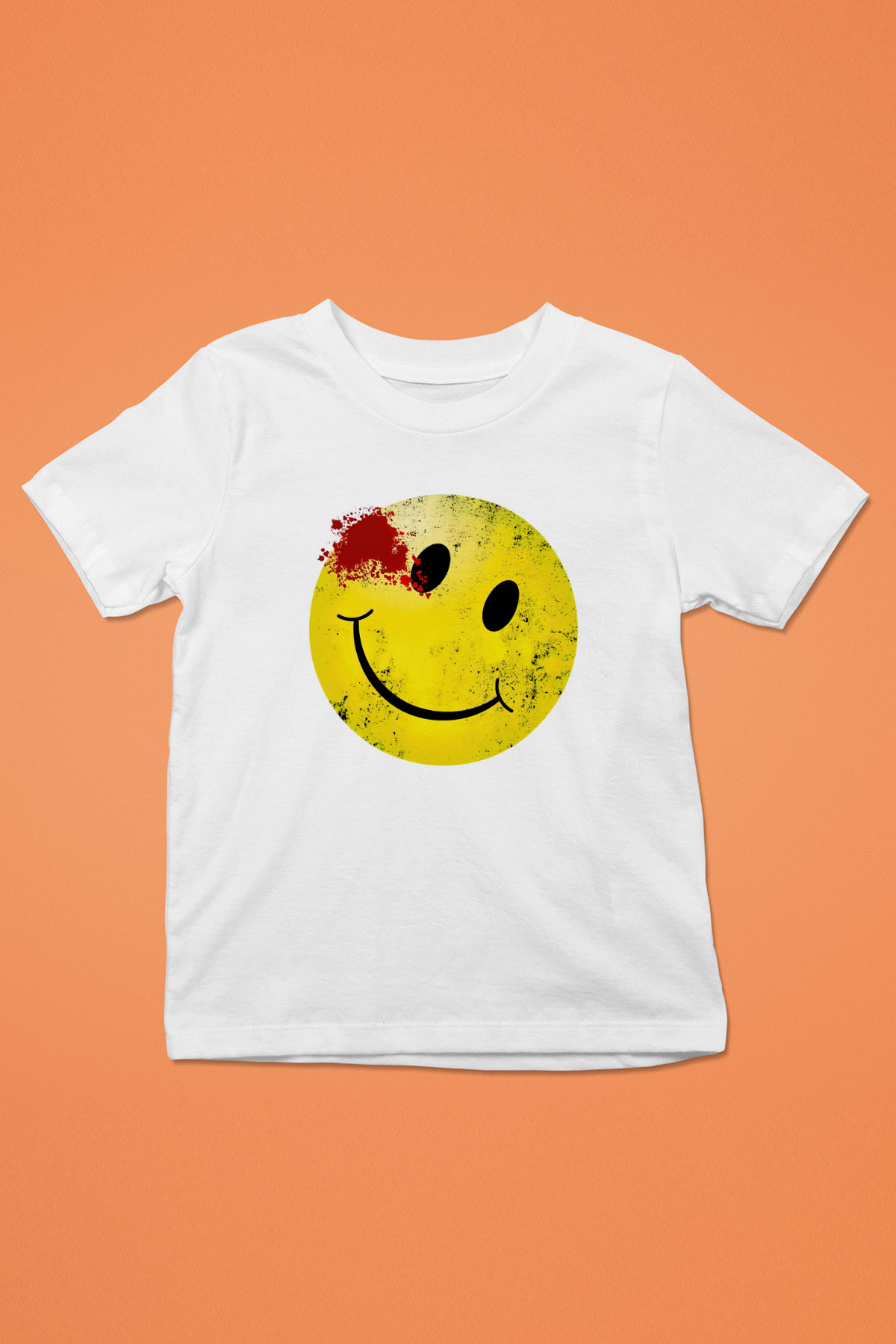 Emoji Baskılı Unisex Beyaz  Çocuk Tişört