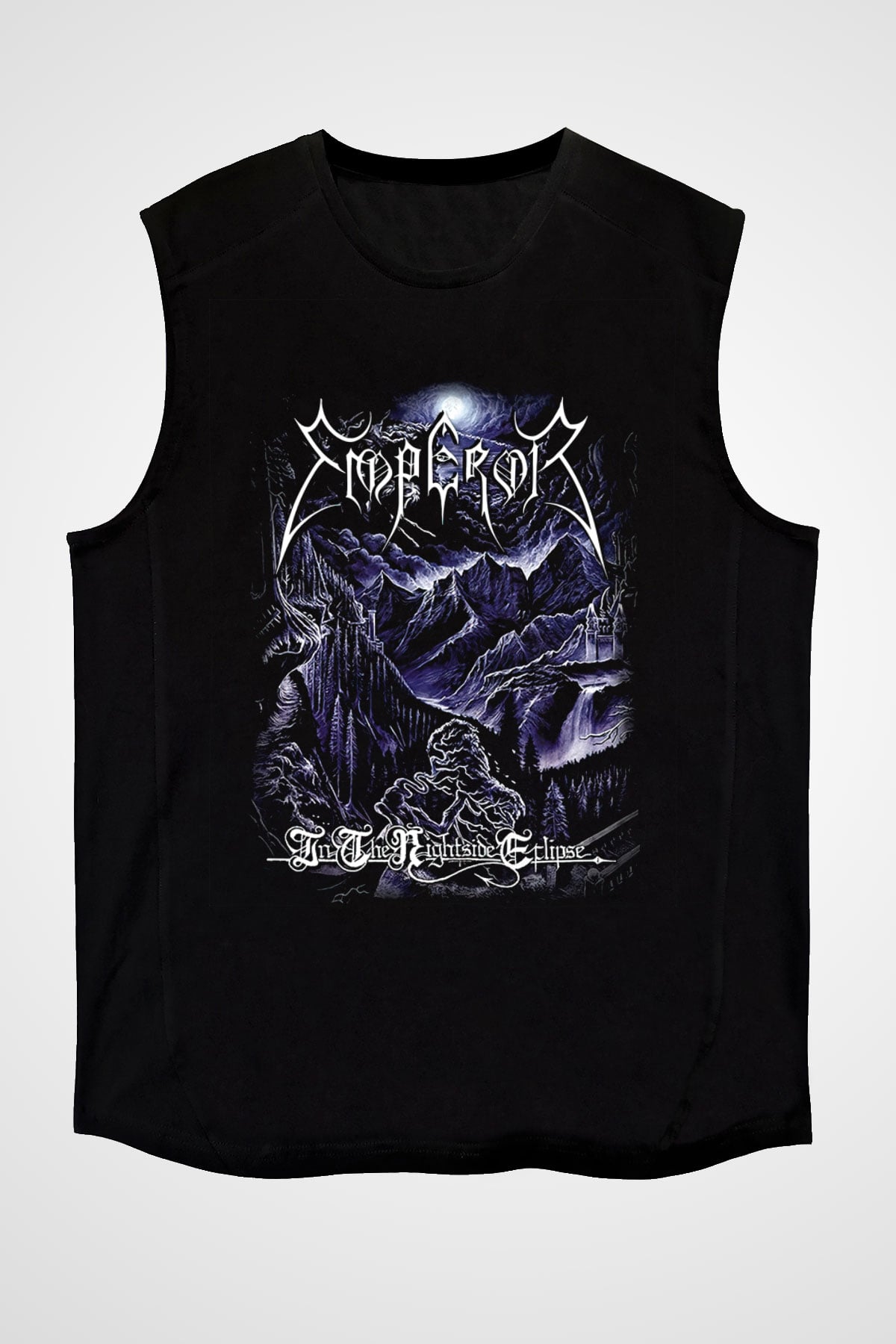 Emperor Siyah Unisex Kolsuz Tişört