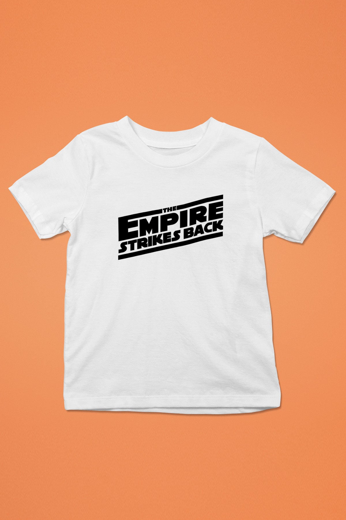 Empire Strikes Back Baskılı Beyaz Unisex Çocuk Tişört