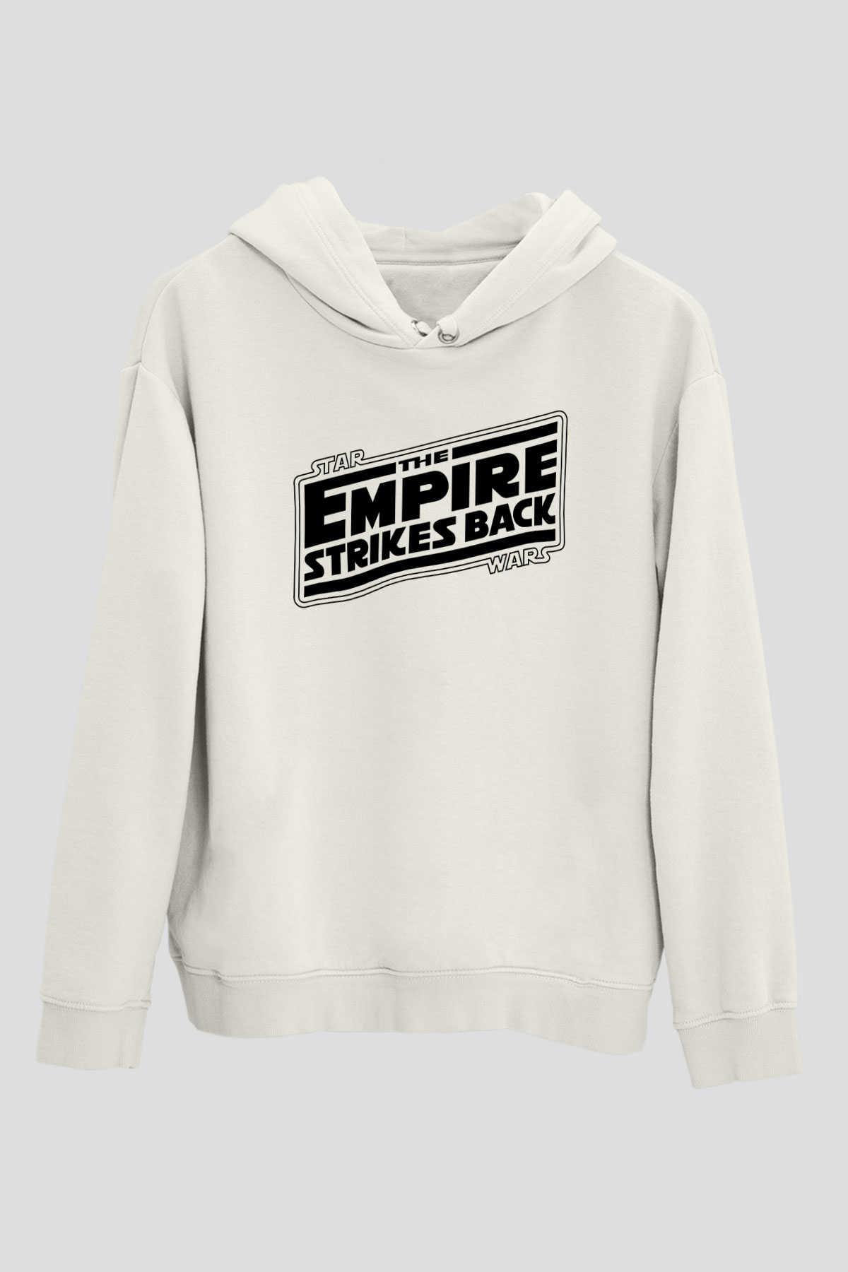 Empire Strikes Back Beyaz Unisex Hoodie