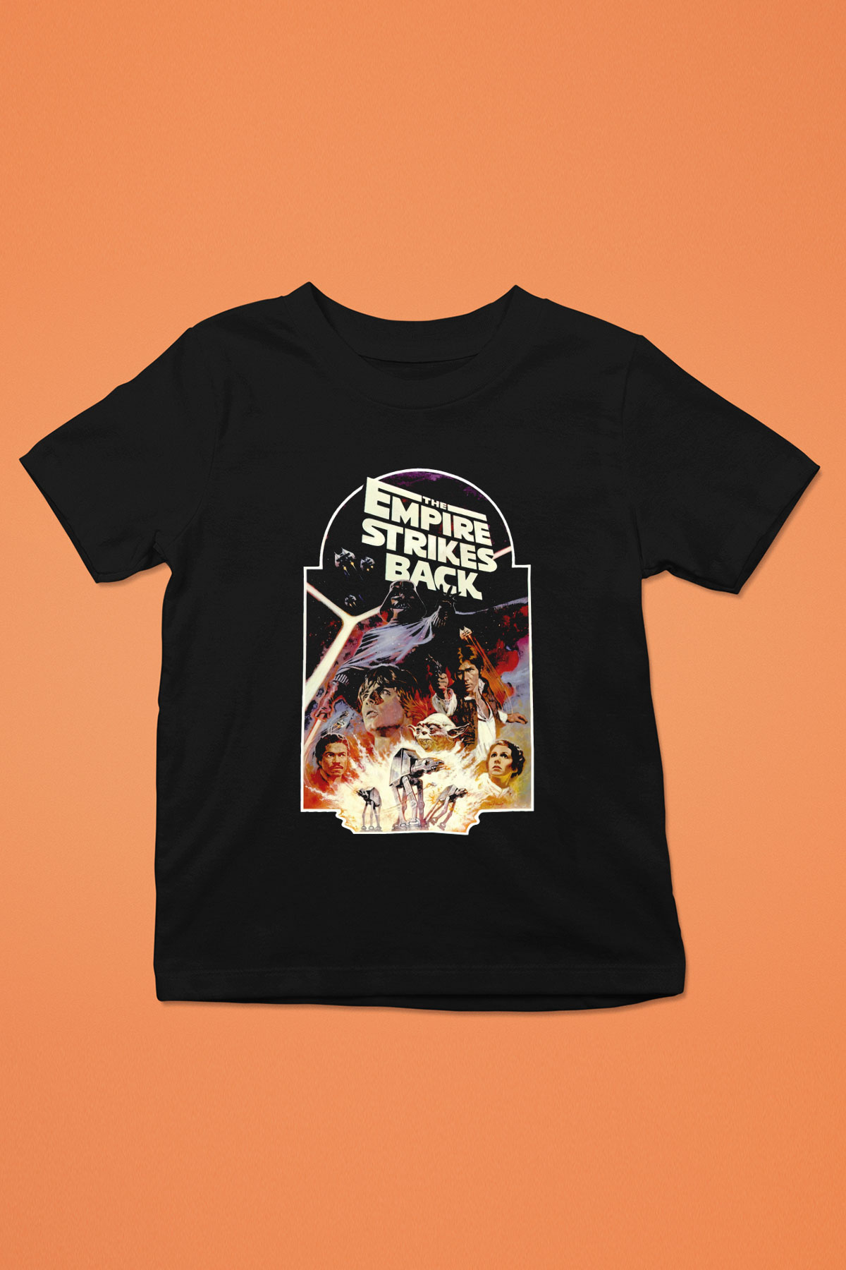 Empire Strikes Back Siyah Unisex  Çocuk Tişört