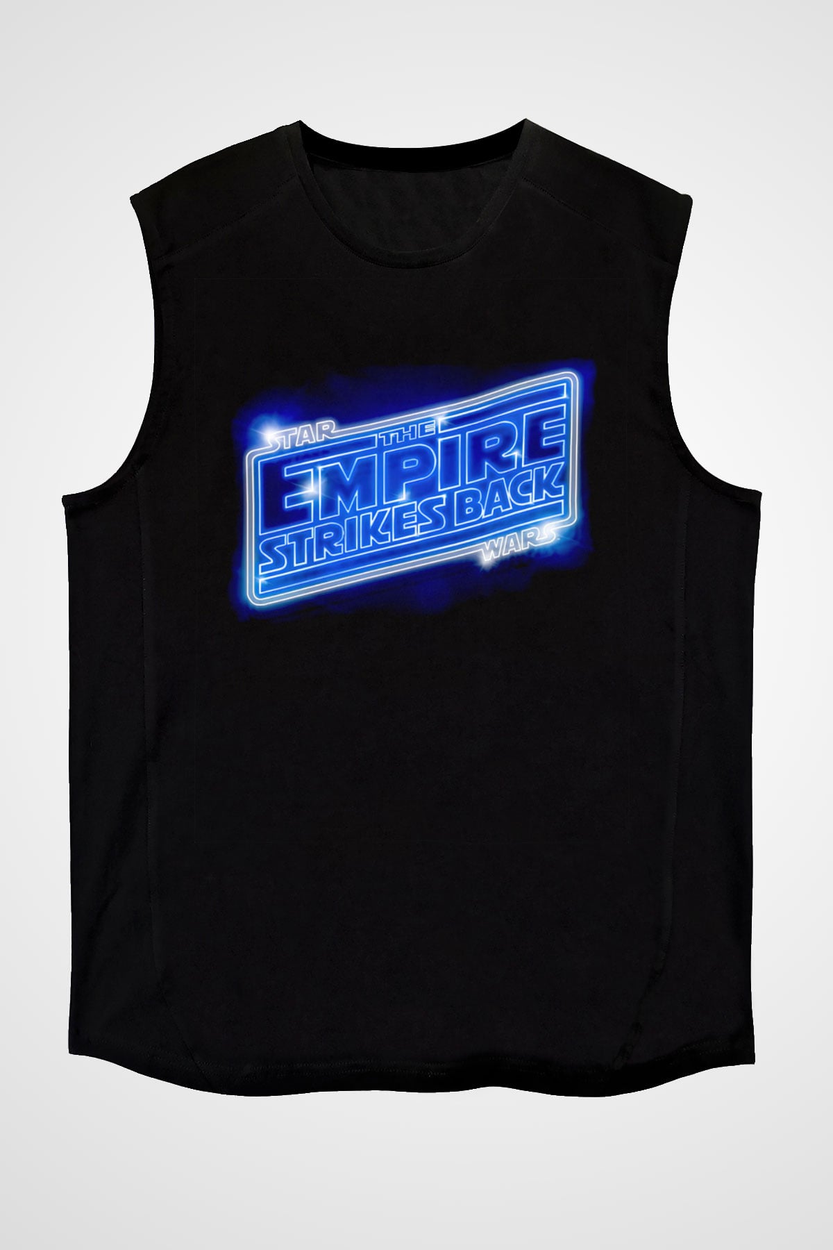 Empire Strikes Back Siyah Unisex  Kolsuz Tişört