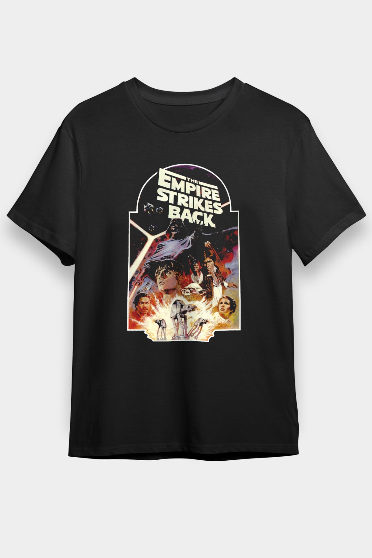 Empire Strikes Back Siyah Unisex Tişört