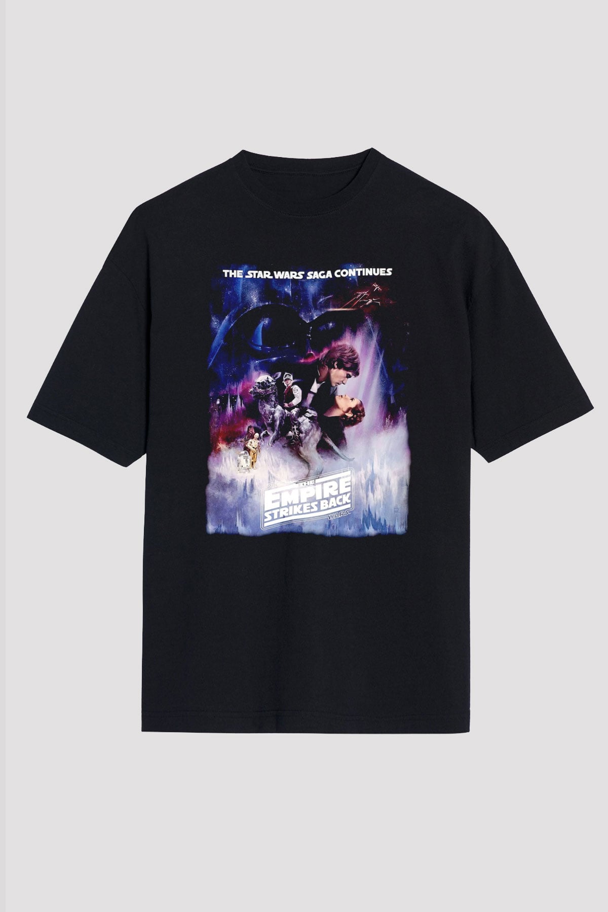 Empire Strikes Back Siyah Unisex Tişört