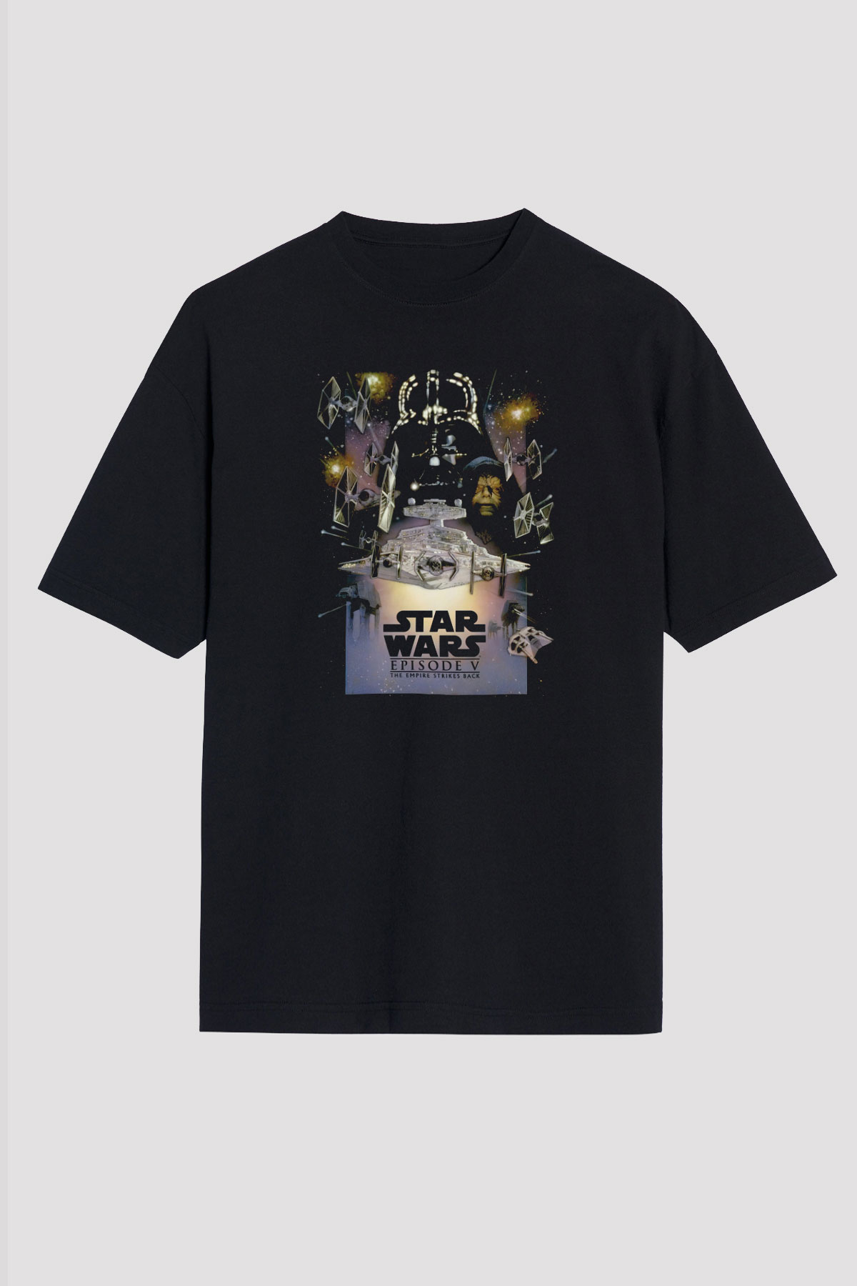 Empire Strikes Back Siyah Unisex Tişört