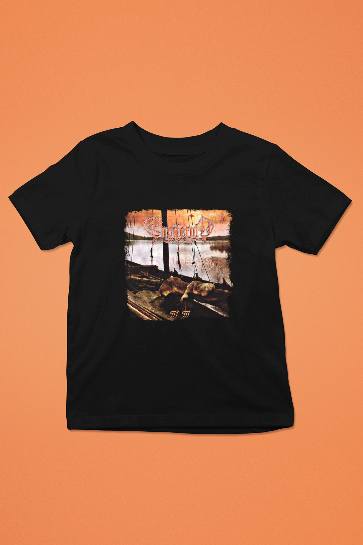 Ensiferum Baskılı Unisex Siyah Çocuk Tişört