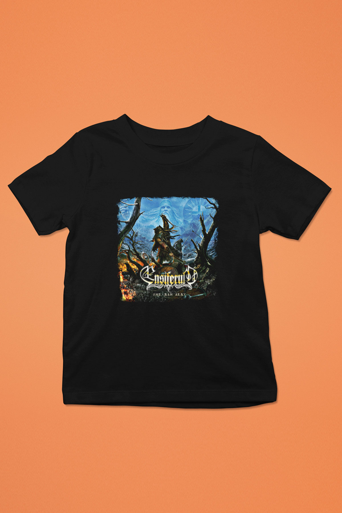 Ensiferum Baskılı Unisex Siyah Çocuk Tişört