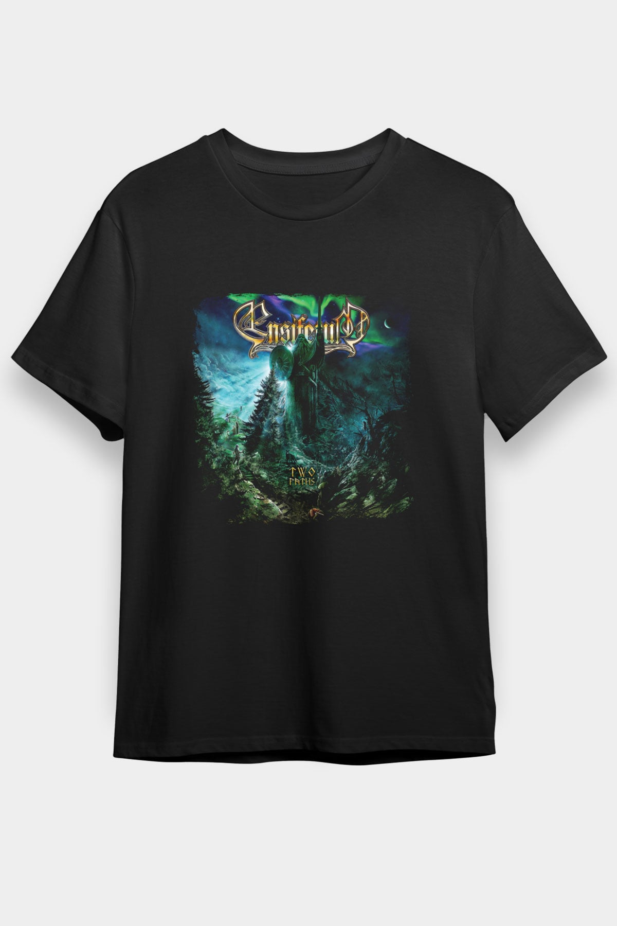 Ensiferum Baskılı Unisex Siyah Tişört