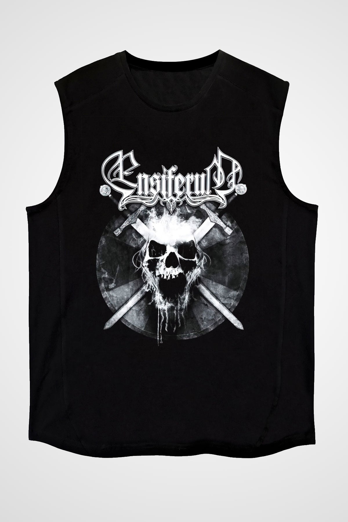 Ensiferum Siyah Unisex Kolsuz Tişört