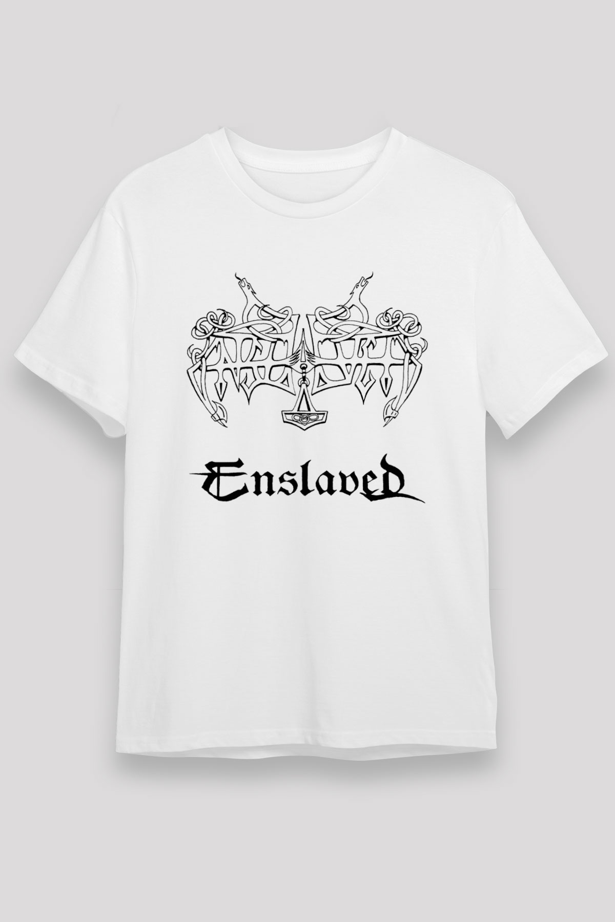 Enslaved White Unisex Tee - STREETWEAR