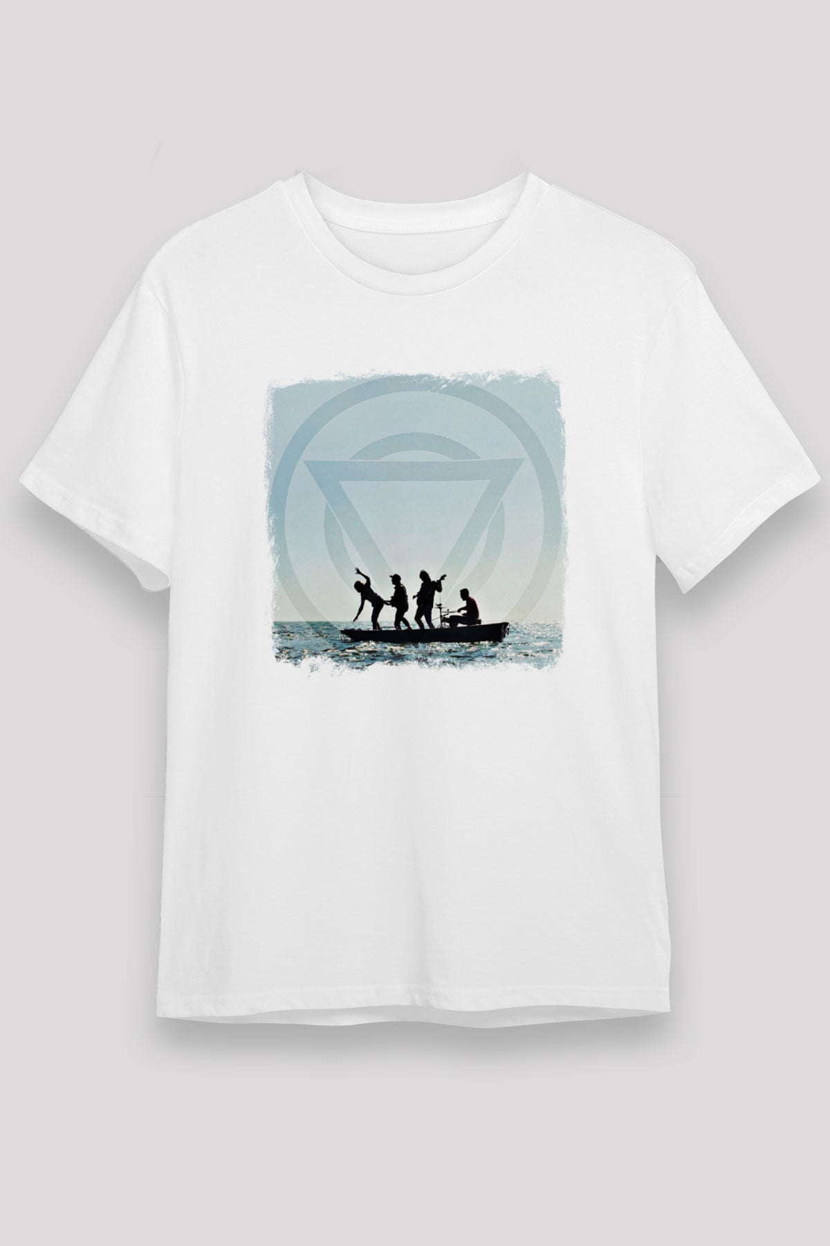 Enter Shikari Baskılı Unisex Beyaz Tişört