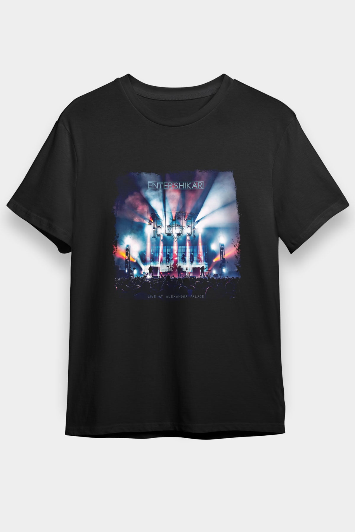 Enter Shikari Baskılı Unisex Siyah Tişört