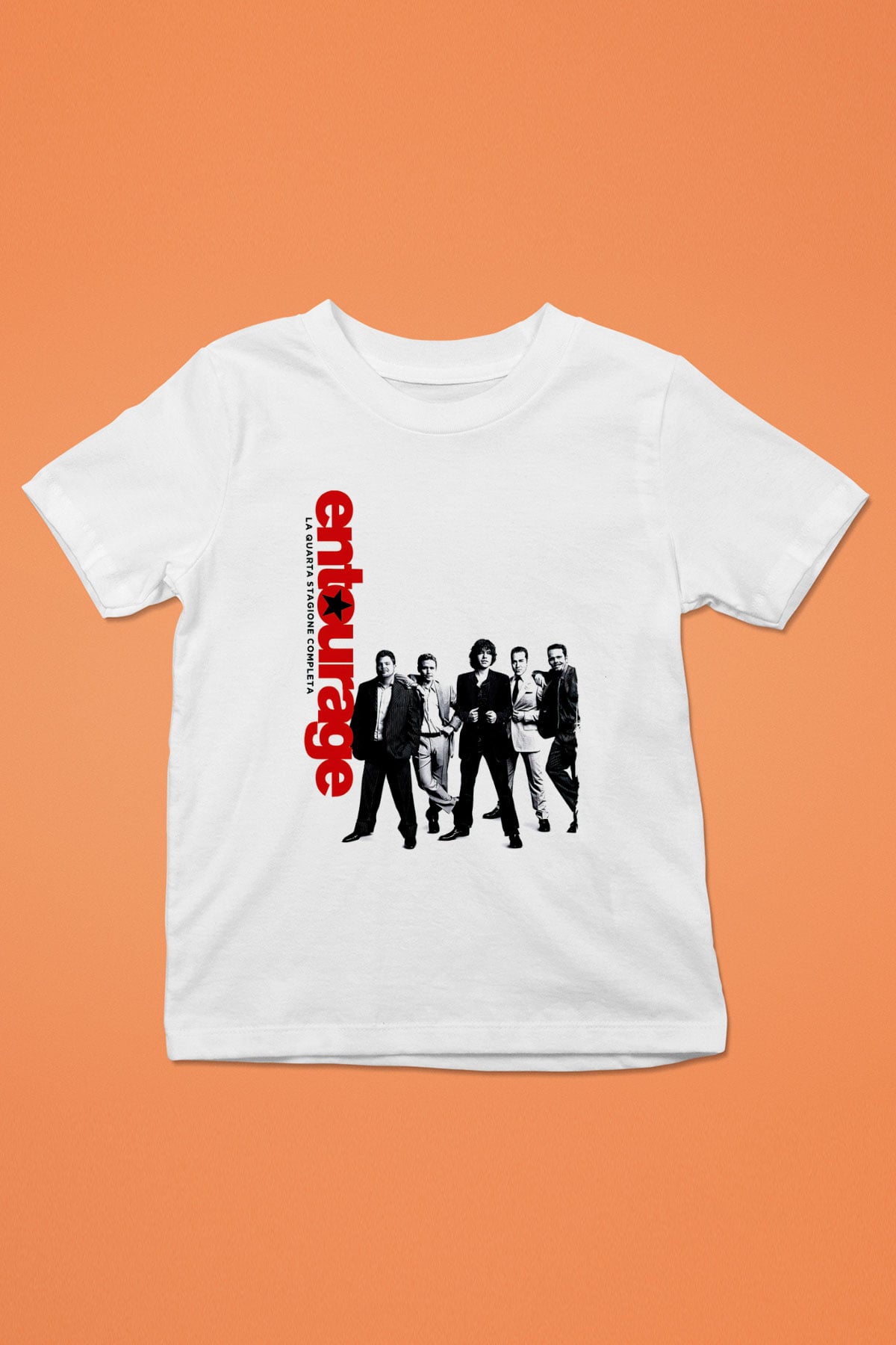 Entourage Beyaz Unisex Çocuk Tişört