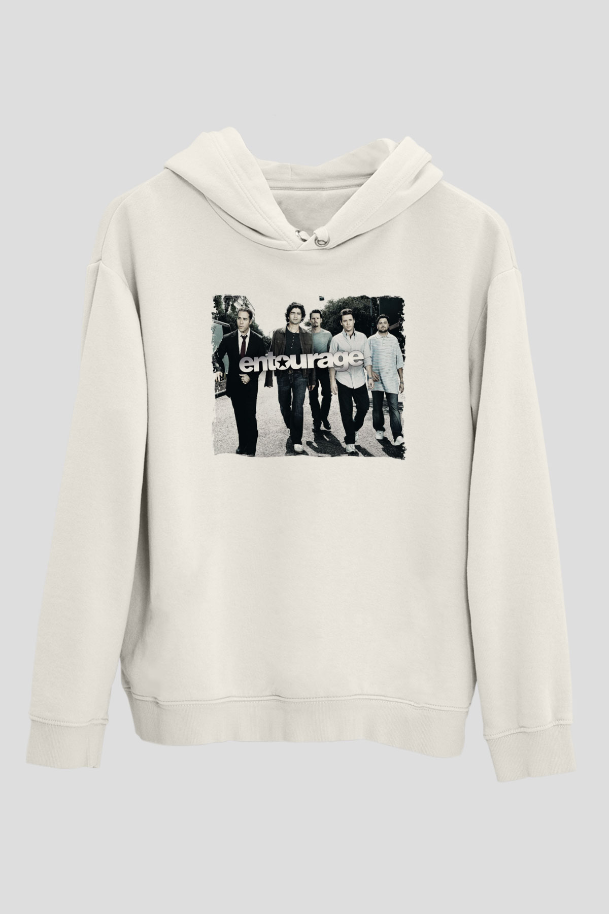 Entourage Beyaz Unisex Hoodie