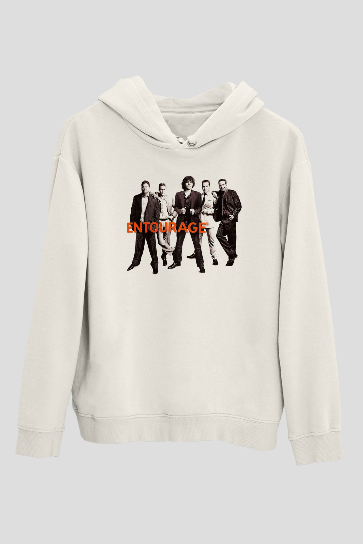 Entourage Beyaz Unisex Hoodie